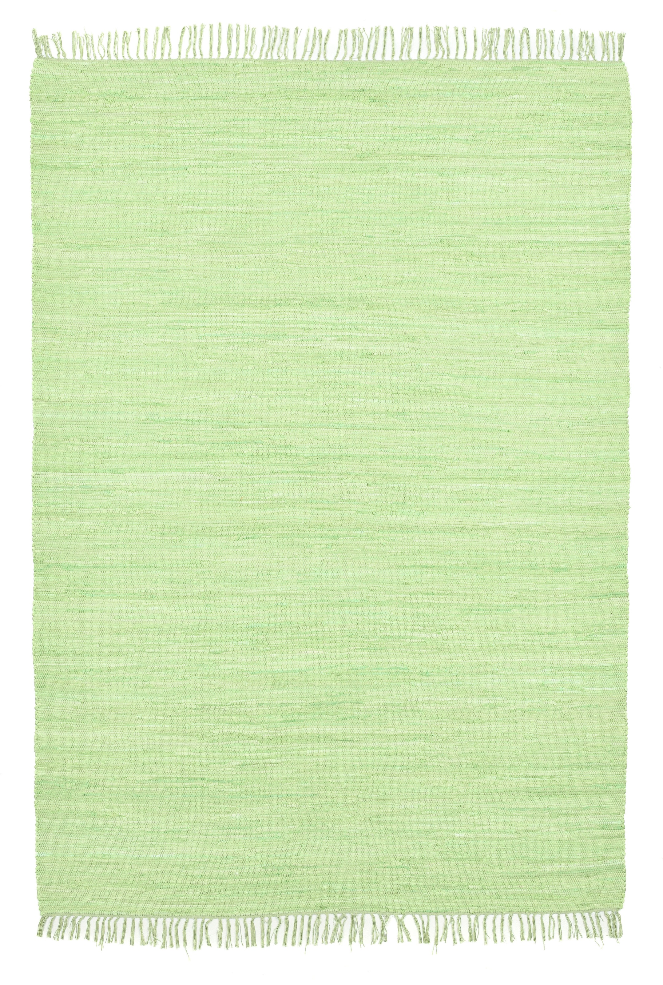 Thumbnail - my home Kinderteppich "Insa Fleckerl" rechteckig 5 mm Höhe Uni Farben, pastell, handgewebt, pflegeleicht, waschbar, Kind...