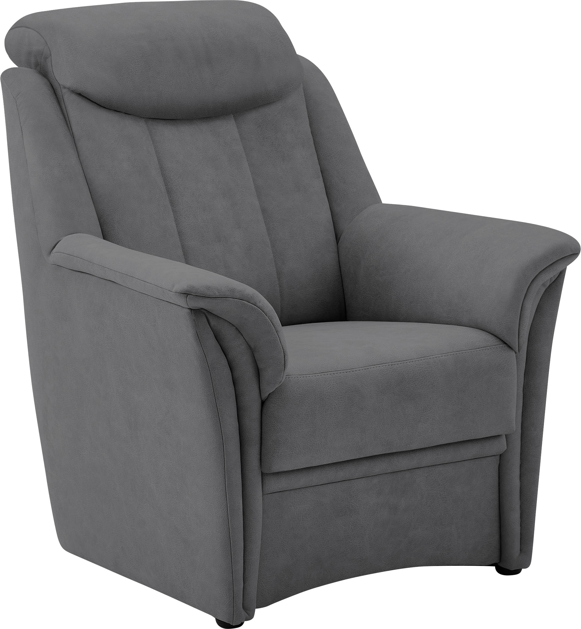 VILLA BECK Polstergarnitur »Lugano«, (Set, 3 tlg.), Kopfteilverstellung, in Sitzhöhe 49 cm, 3-Sitzer und 2x Sessel