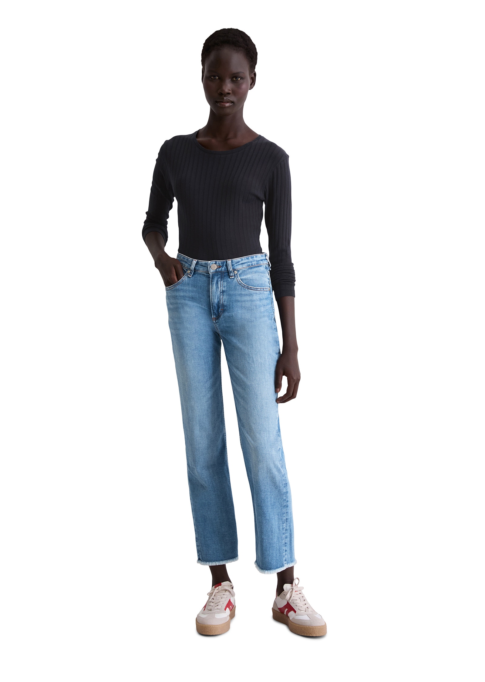 Marc O'Polo Straight-Jeans »aus softem Cashmere Touch Denim«