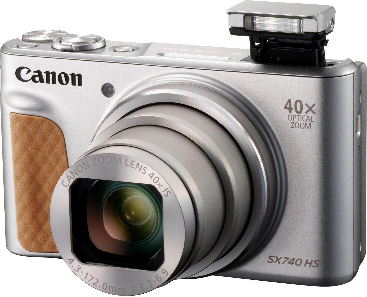 Canon Kompaktkamera »PowerShot SX740 HS«, 20,3 MP, 40 fachx opt. Zoom, Bluetooth-WLAN (Wi-Fi)