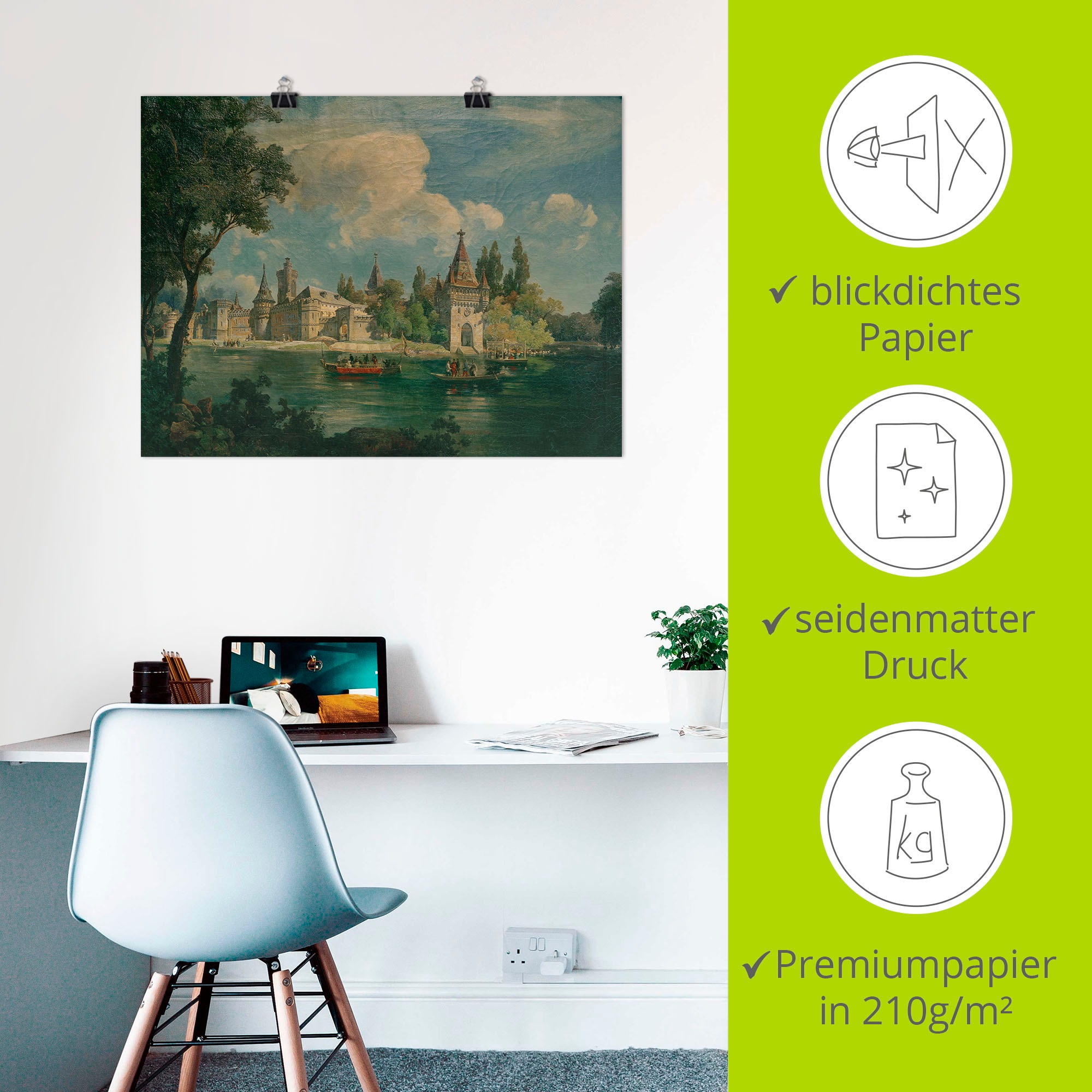 Artland »Schloss Laxenburg« Gebäude 1 Stk. tlg. ohne Rahmen