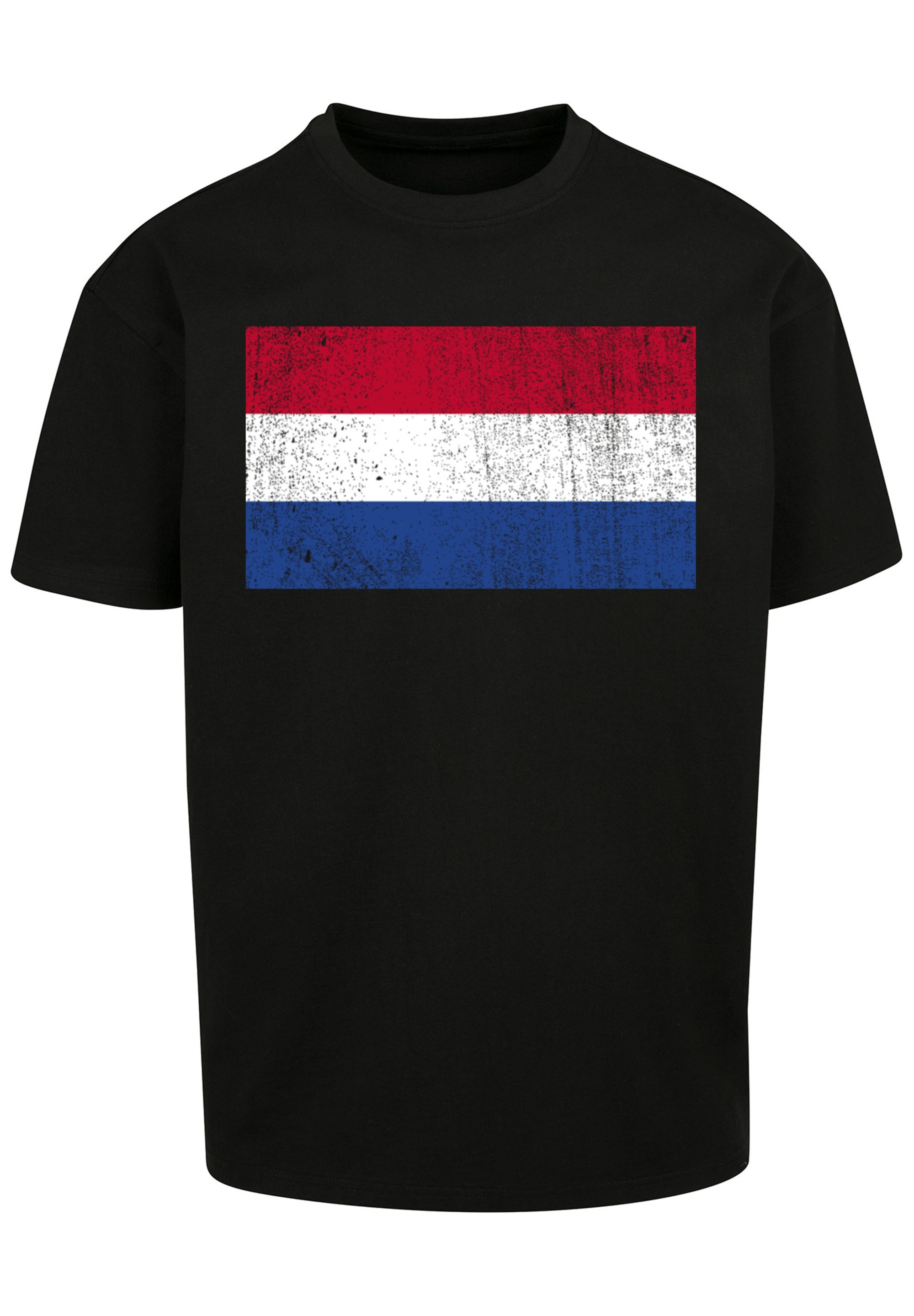 T-Shirt NIederlande »Netherlands bestellen BAUR ▷ | Holland Flagge Print distressed«, F4NT4STIC