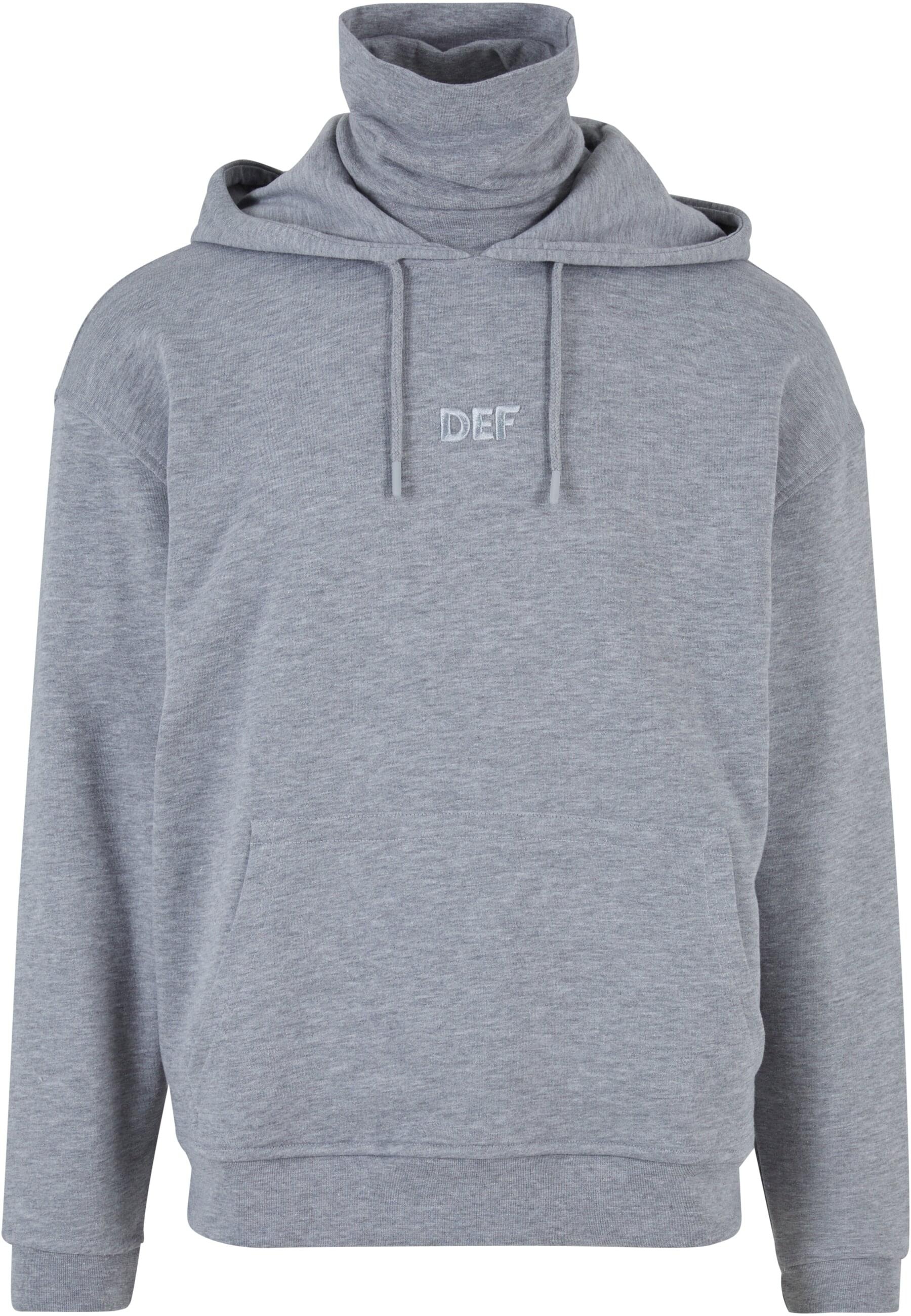 DEF Kapuzensweatshirt "DEF Herren DEF Hendrik Hoody Grey Melange", 1 Stk. günstig online kaufen