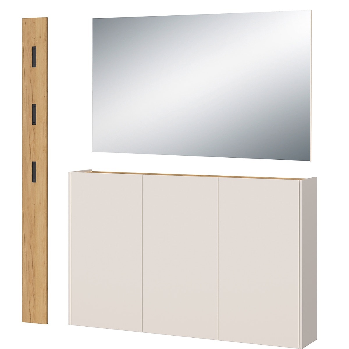 GERMANIA Garderoben-Set "GW-Libbiano" 3 Stk. tlg. günstig online kaufen