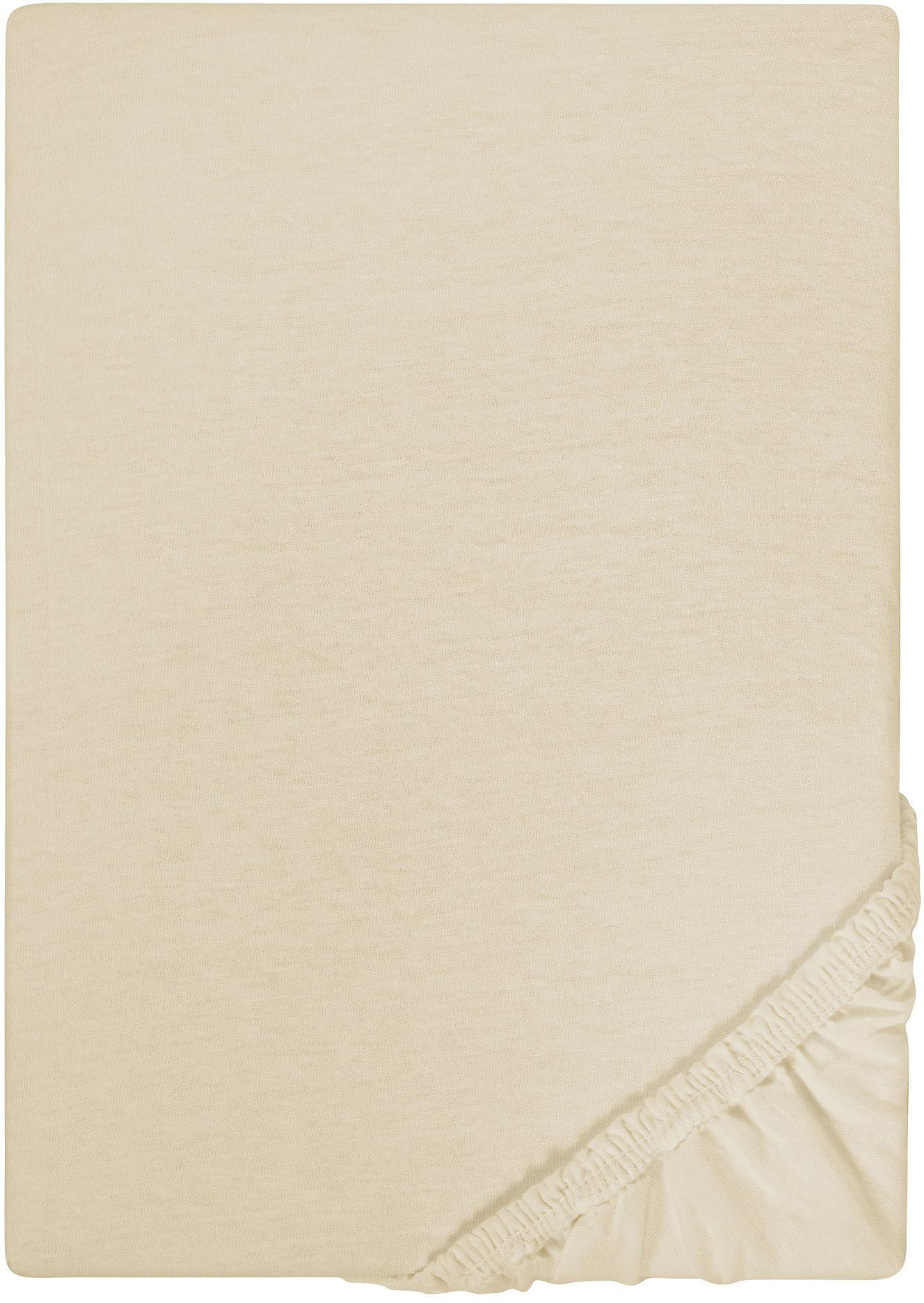 Biberna Spannbettlaken "Leila" Bettlaken aus 100% Baumwolle, für Matratzenhöhen bis 22 cm