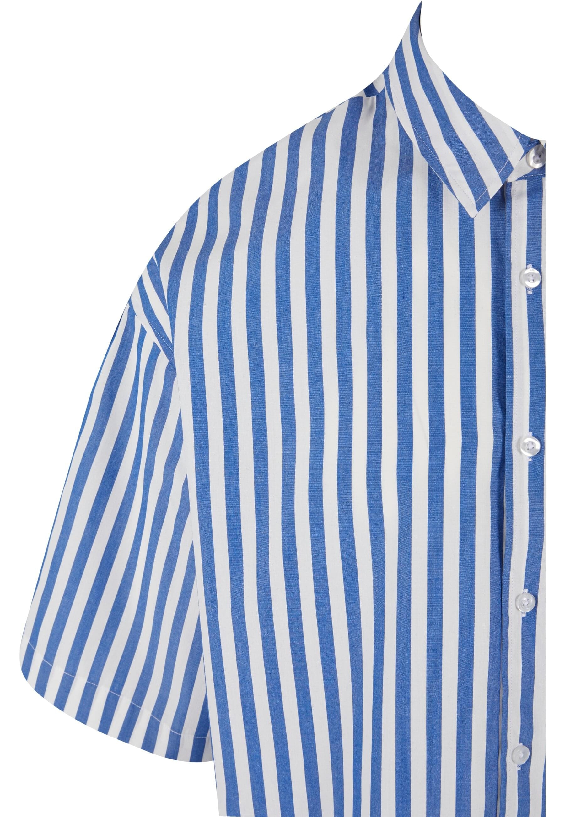 URBAN CLASSICS Langarmhemd »Urban Classics Herren Striped Short Sleeve Summer Shirt«, (1 tlg.)