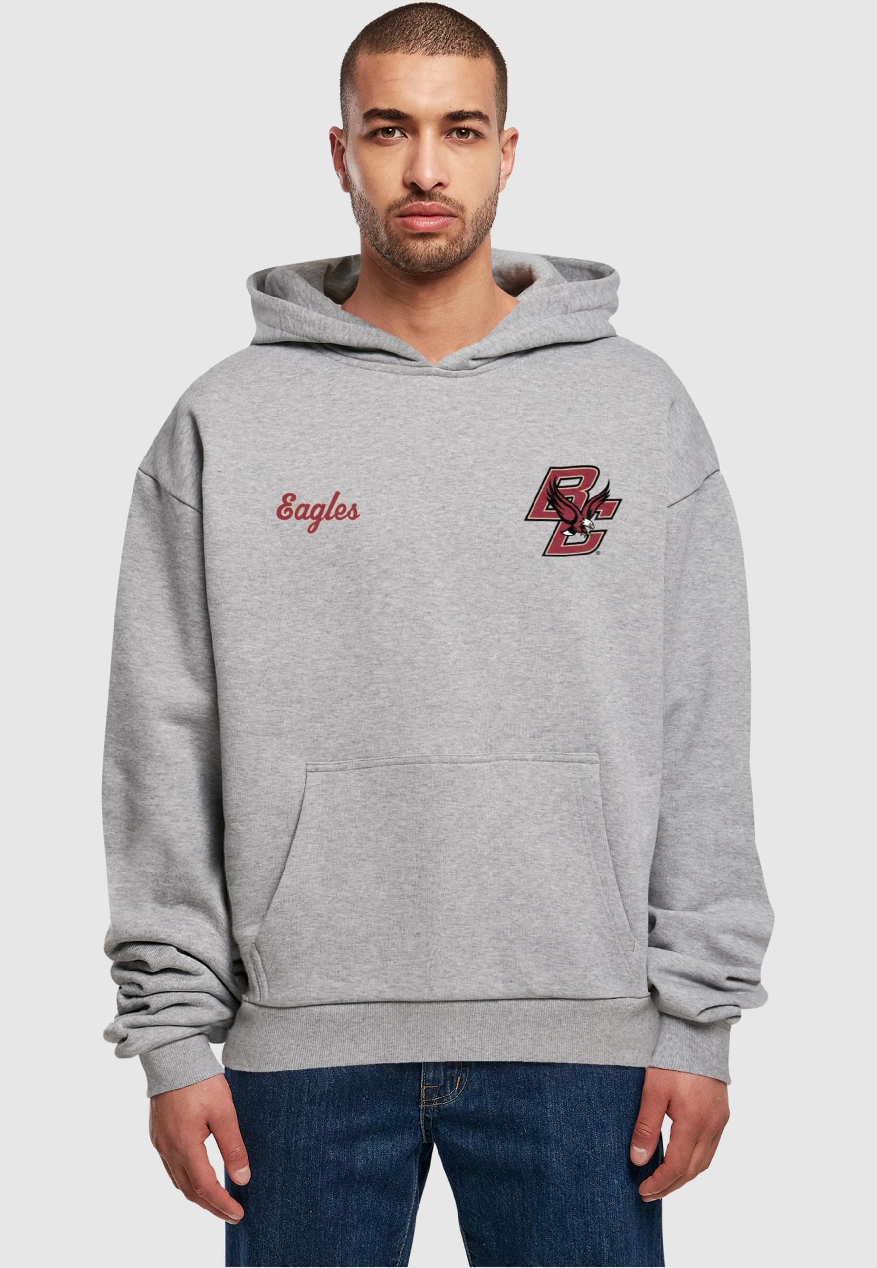 Merchcode Kapuzensweatshirt »Merchcode Herren Boston College - BC Eagles Ultra Heavy Hoody«, (1 tlg.)