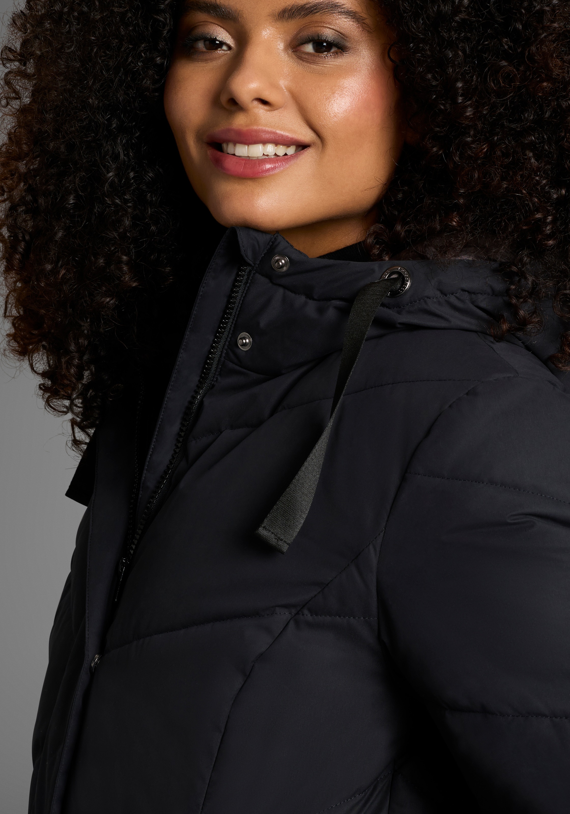 KangaROOS Quilted Coat Women Black 34 3