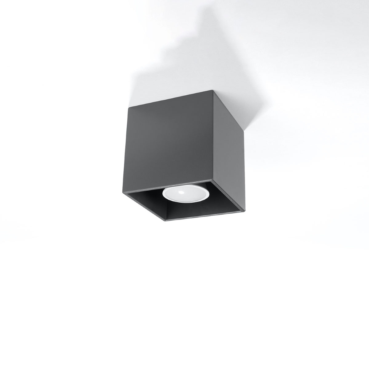 SOLLUX lighting Deckenleuchte »QUAD«, 1 flammig, Leuchtmittel G9 | ohne Leuchtmittel, leuchtet nieder