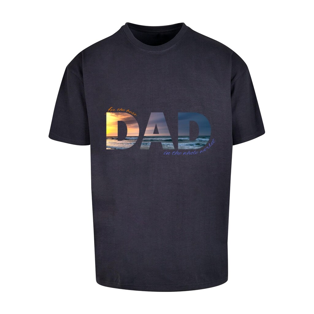 Merchcode T-Shirt »Merchcode Herren For The Best Dad Heavy Oversize Tee«, (1 tlg.)