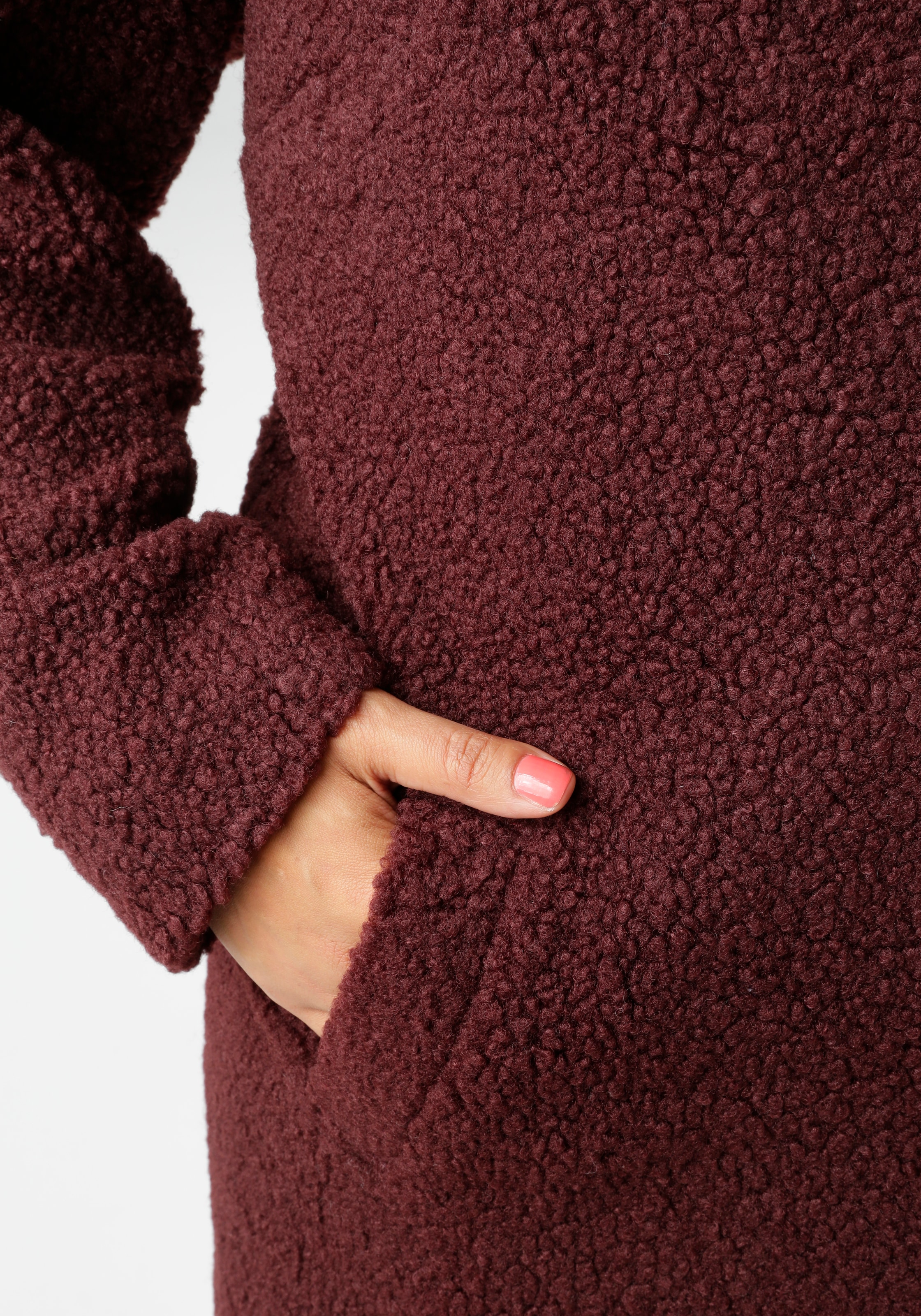 Aniston PLUS Fellimitatjacke, in Plüsch-Optik - NEUE KOLLEKTION