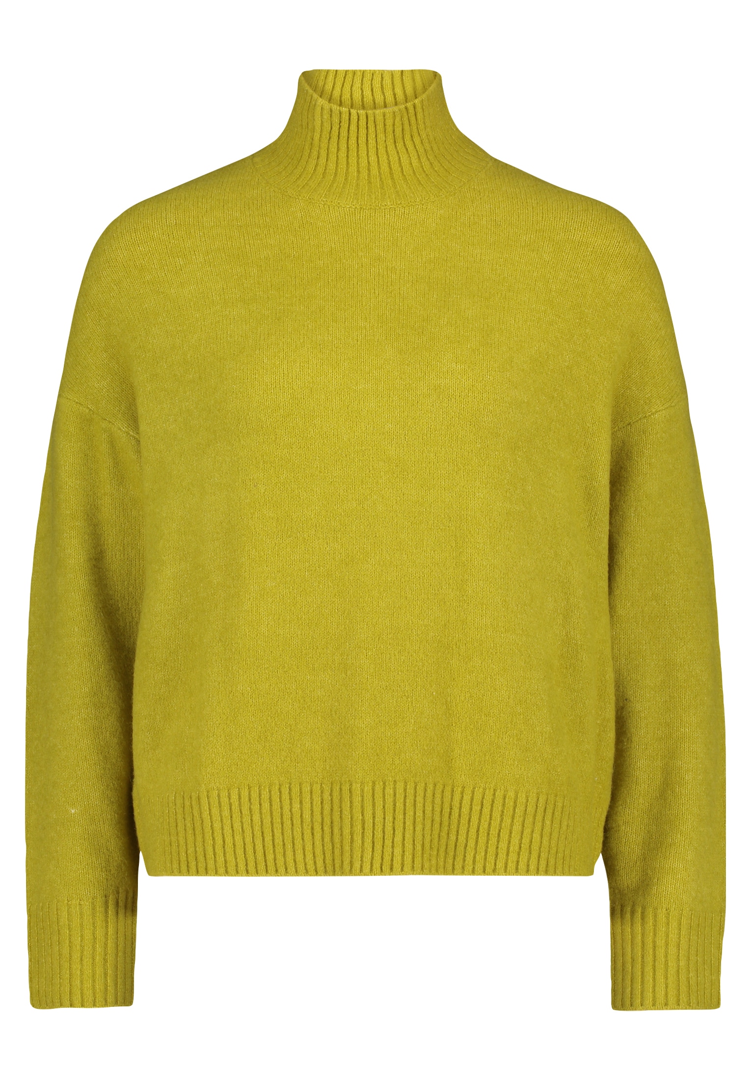 Cartoon Strickpullover »Cartoon Damen Strickpullover mit Stehkragen«, (1 tlg.), Rippbündchen