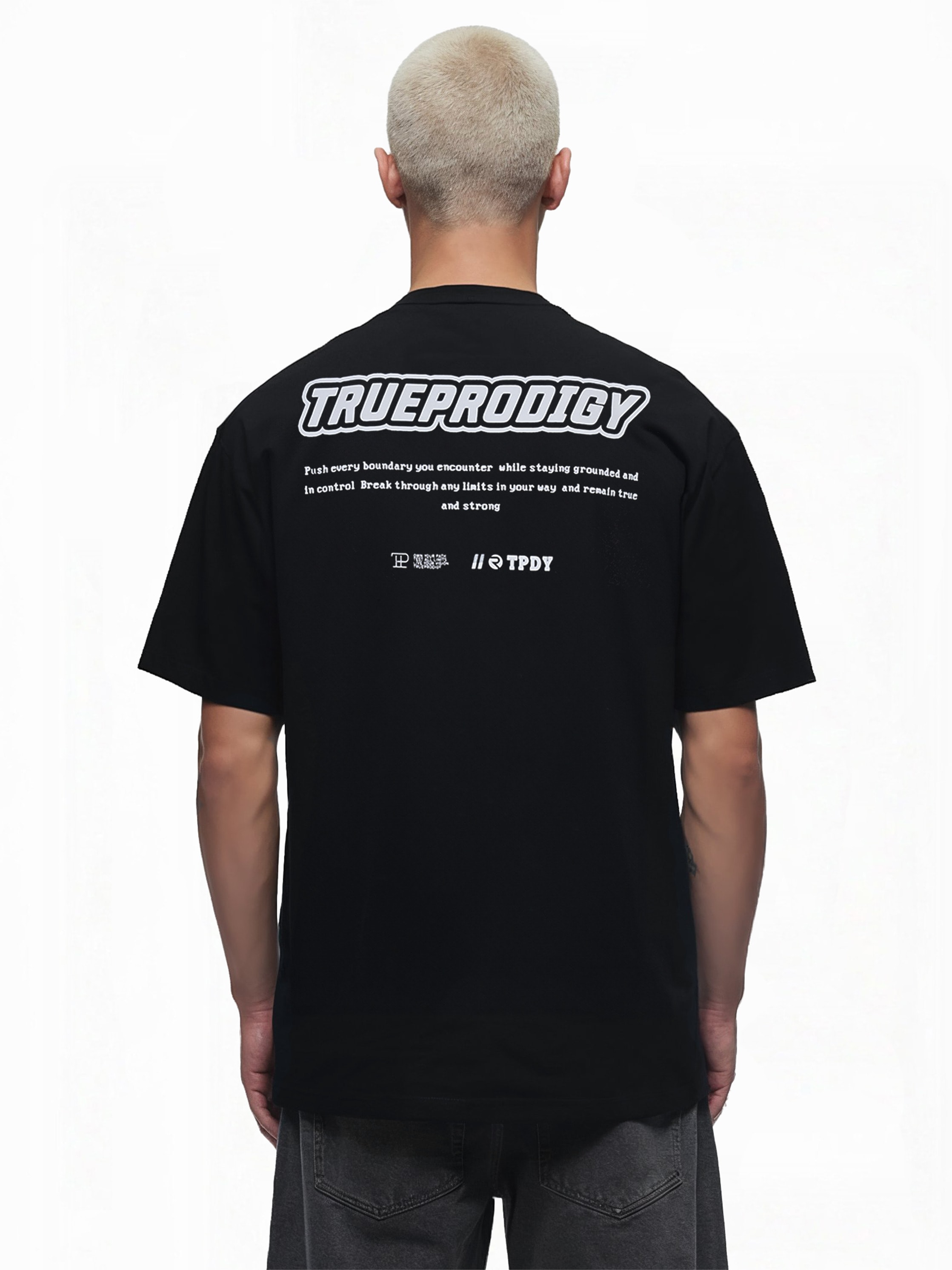trueprodigy Oversize-Shirt "Eden Logo Print Oversized Rundhals"