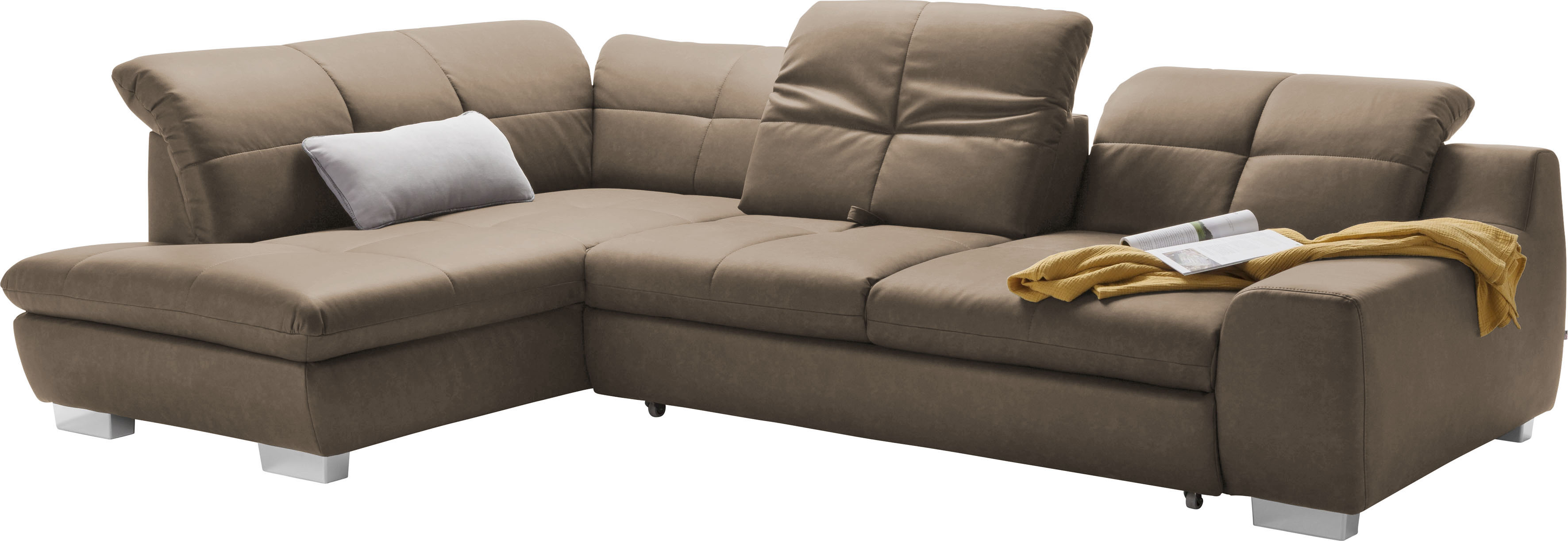 Thumbnail - set one by Musterring Ecksofa "SO 1200 inkl. Sitztiefen- & Rückenverstellung für hohen Sitzkomfort" wahlweise mit Bettfu...