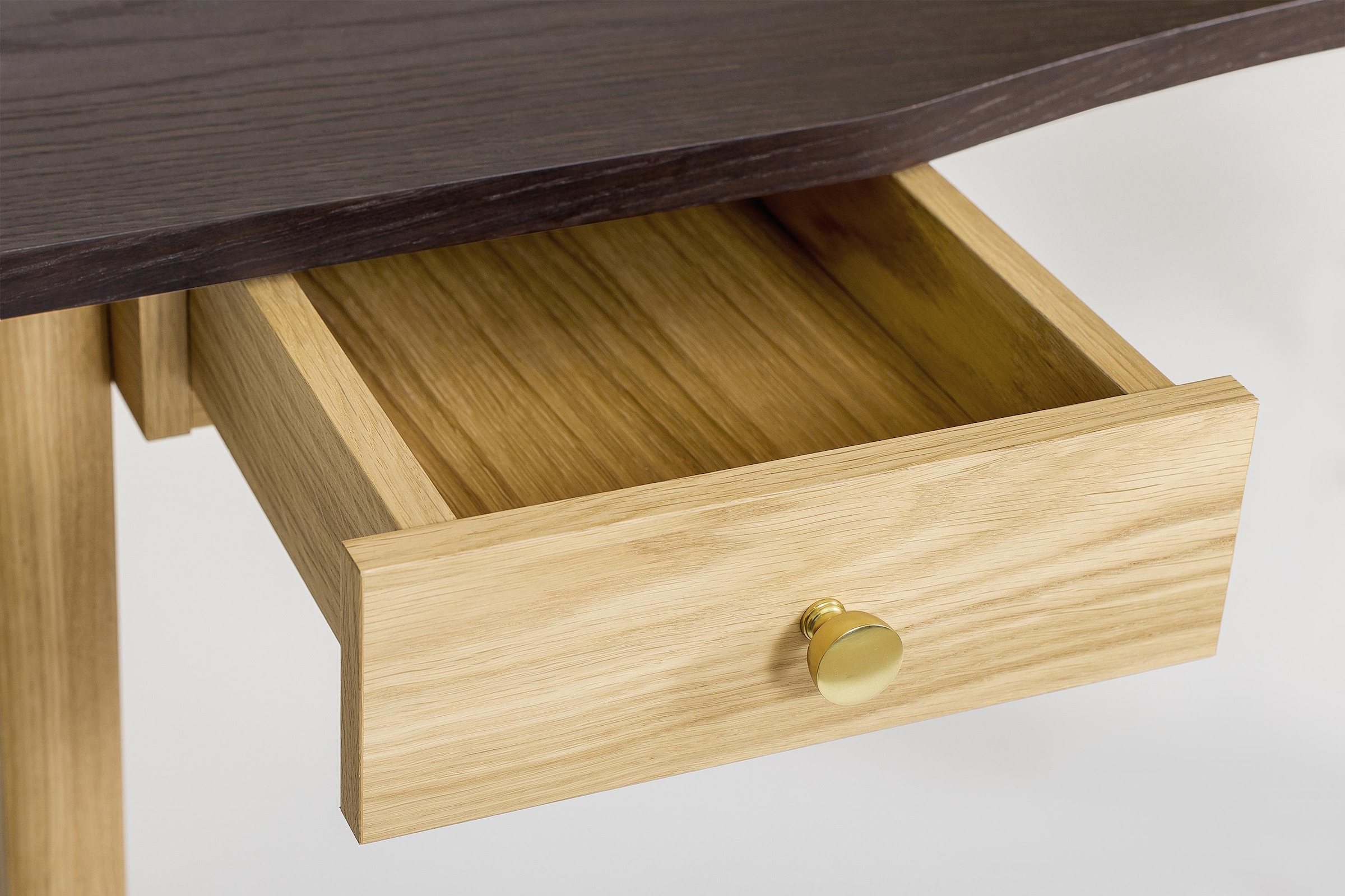 Woodman Schreibtisch »Peer«, im skandinavian Design, Tischbeine aus massiver Eiche