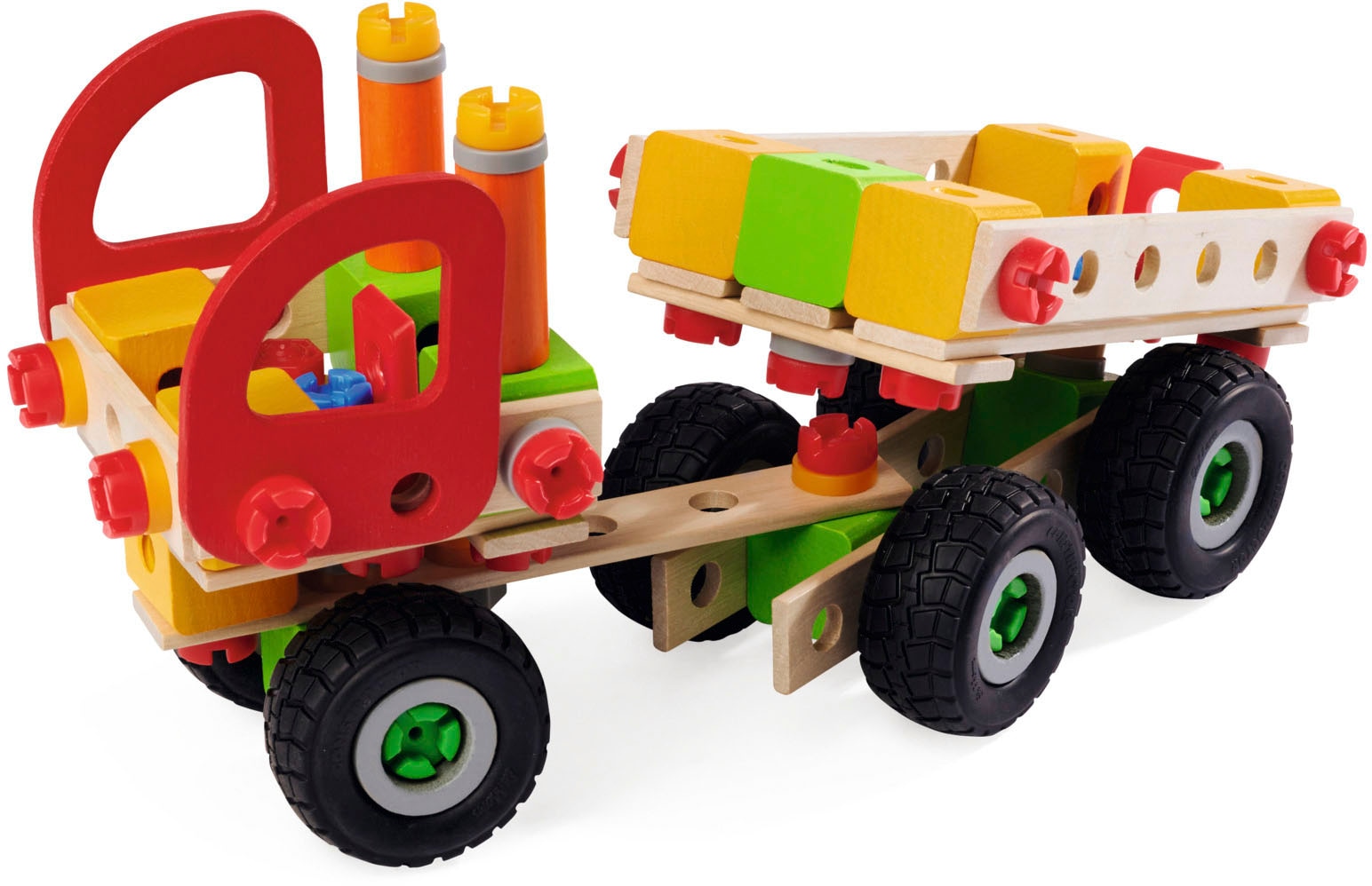 Eichhorn Konstruktionsspielsteine »Constructor, LKWs«, (135 St.), Made in Germany, FSC®- schützt Wald - weltweit