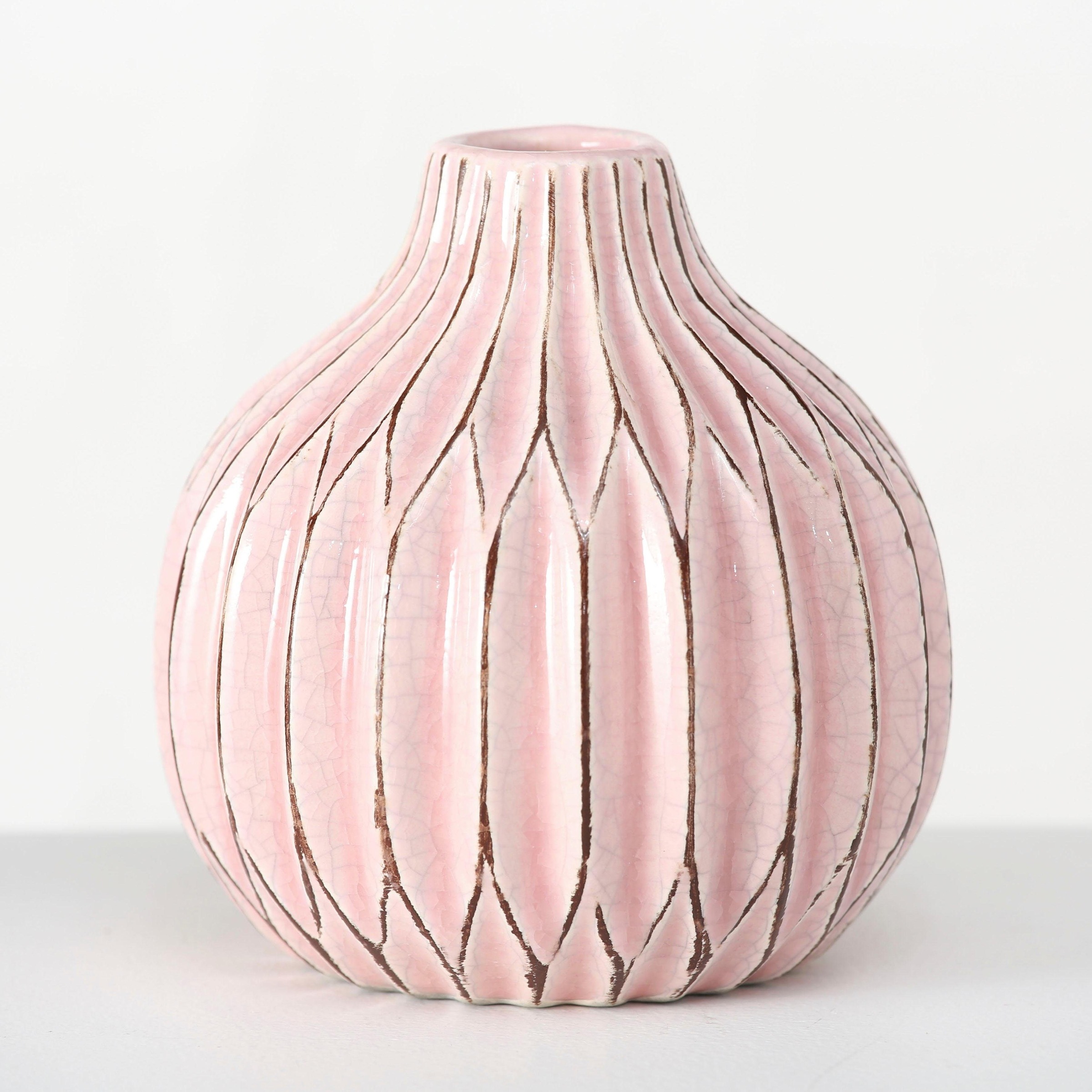 BOLTZE Kugelvase »Lena«, (Set, 3 St.), aus Keramik