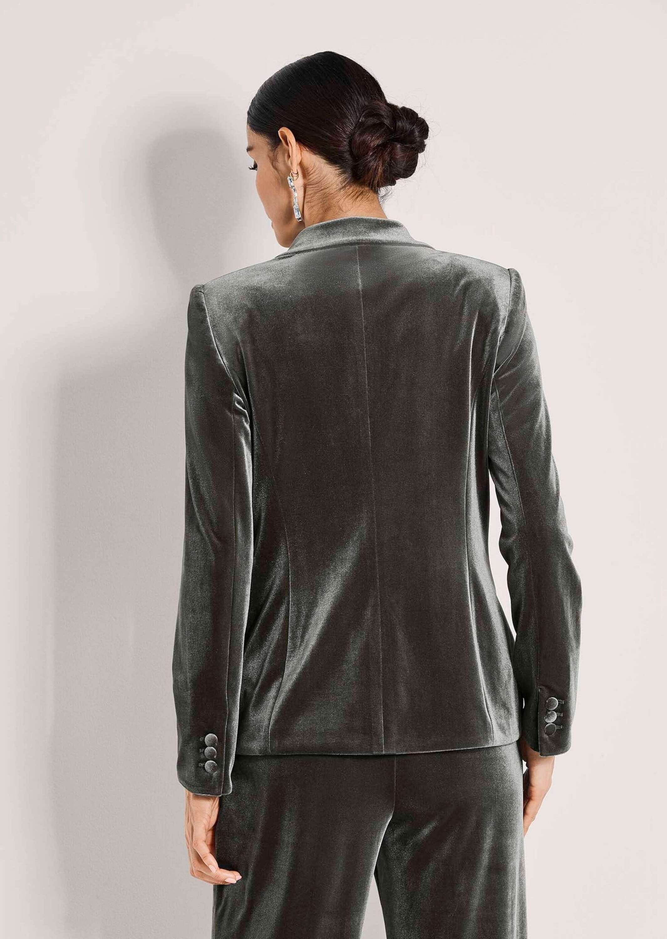MADELEINE Jackenblazer »Samtblazer Eleganter Samtblazer mit breitem Revers«