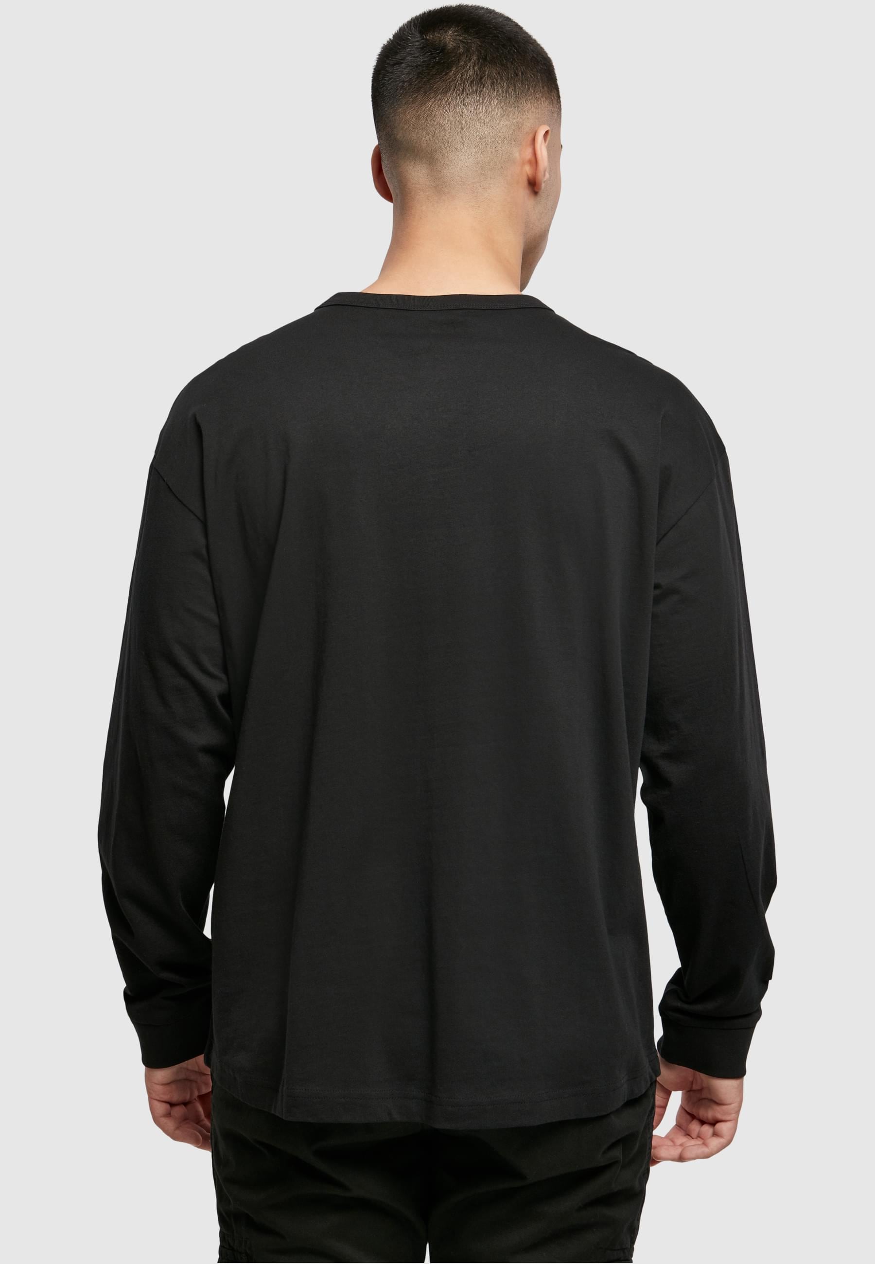 URBAN CLASSICS Longsleeve »Urban Classics Herren Organic Cotton Short Curved Oversized LS«, (1 tlg.)