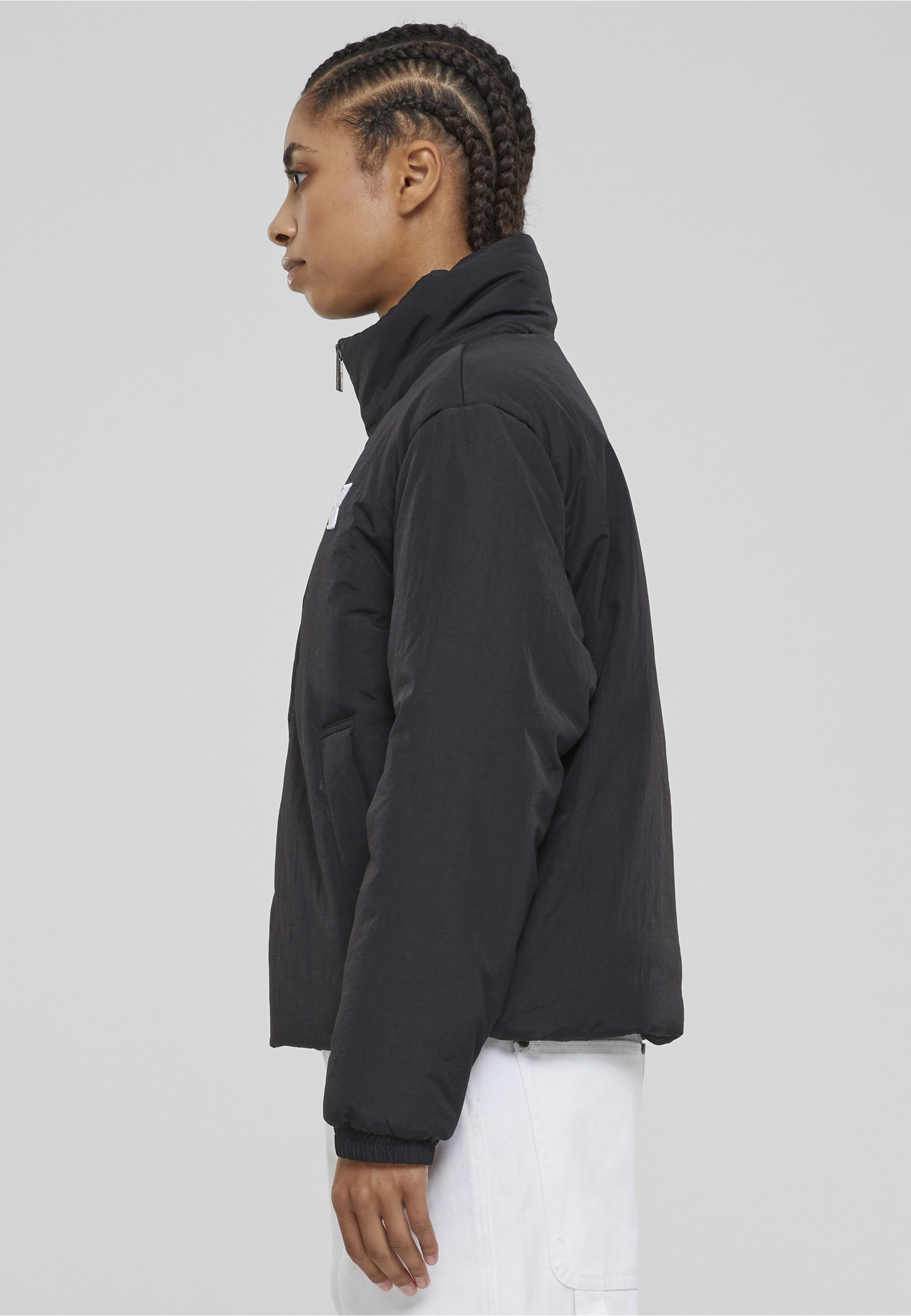 Karl Kani Winterjacke »Karl Kani Damen KW233-051-3 KK OG Wavy Puffer Jacket« 1 Stk. tlg. ohne Kapuze