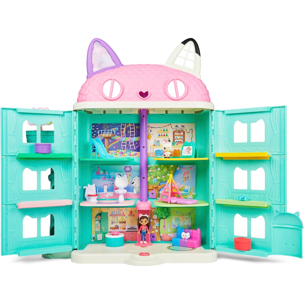 Spin Master Puppenhaus »Gabby's Dollhouse – Gabby's Purrfect Puppenhaus«, mit 2 Spielzeugfiguren und Soundeffekten