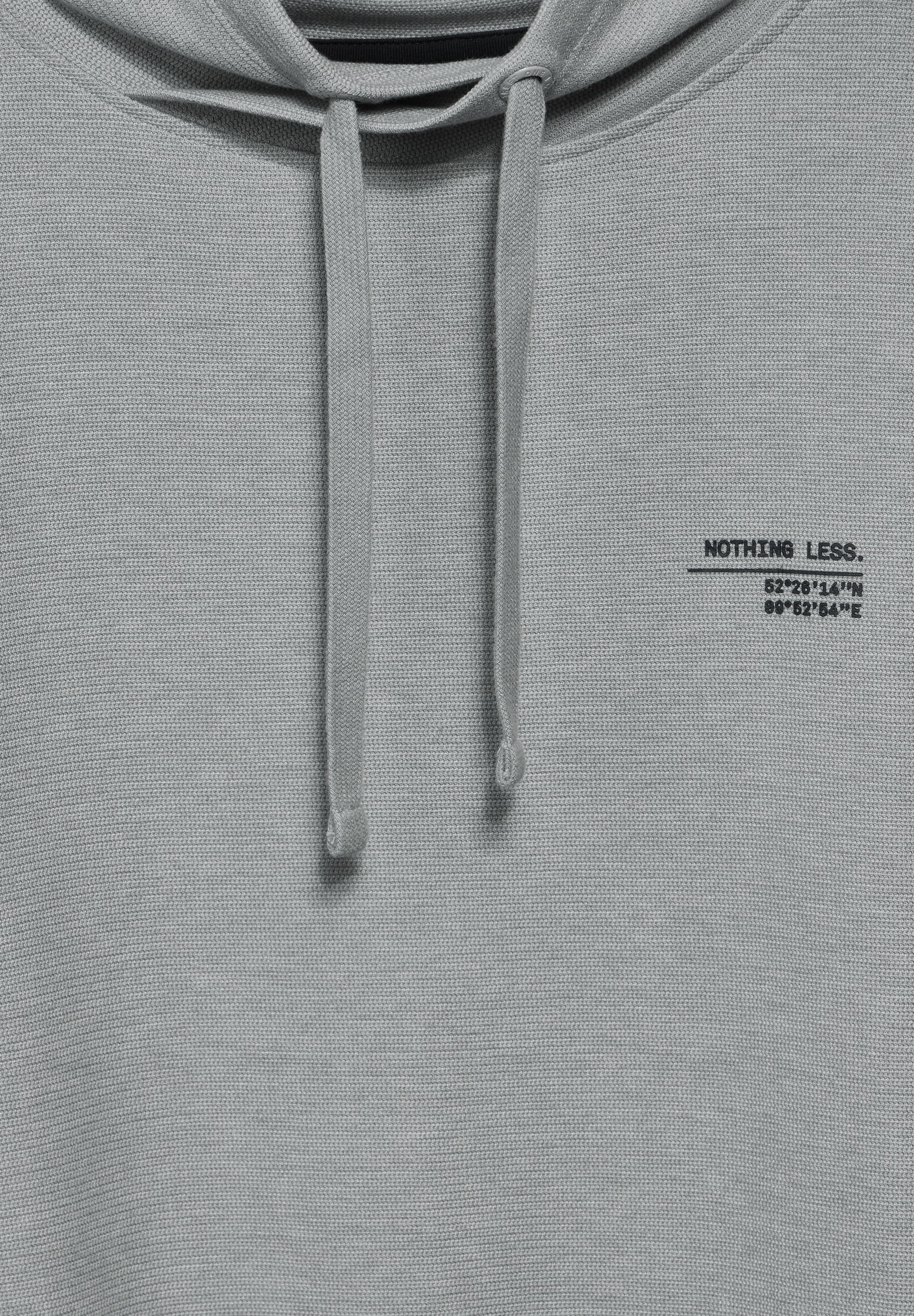 STREET ONE MEN Sweatshirt, im angenehmen Materialmix