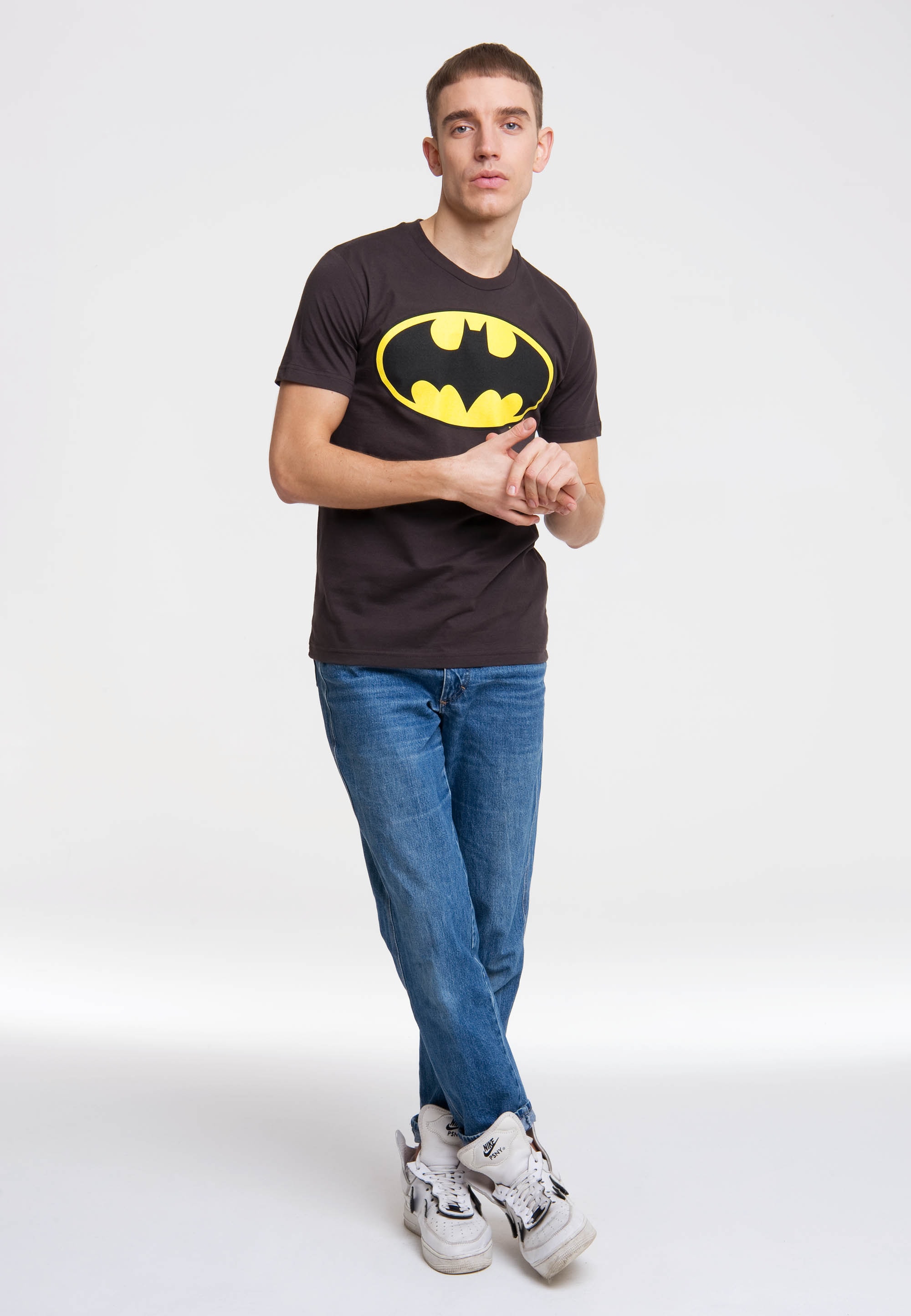 LOGOSHIRT T-Shirt coolem »BATMAN BAUR mit ▷ LOGO«, - bestellen Frontprint 