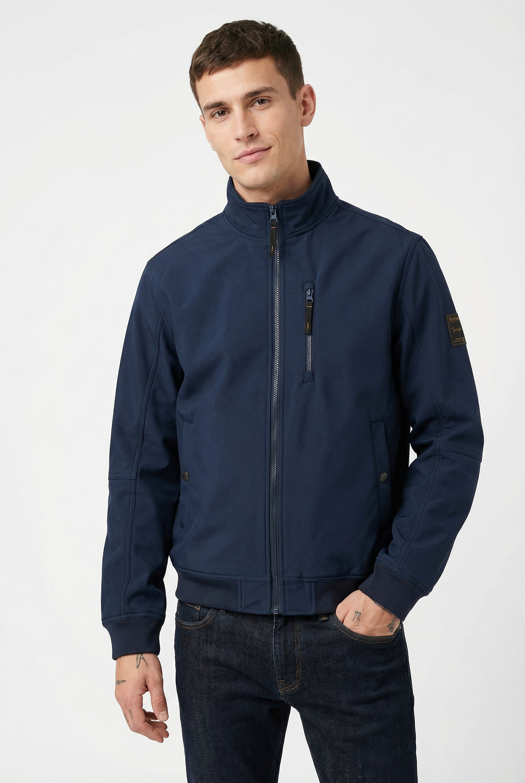 Jack & Jones PlusSize Softshelljacke "JJEPARKER SOFTSHELL COLLAR BOMBER SN günstig online kaufen
