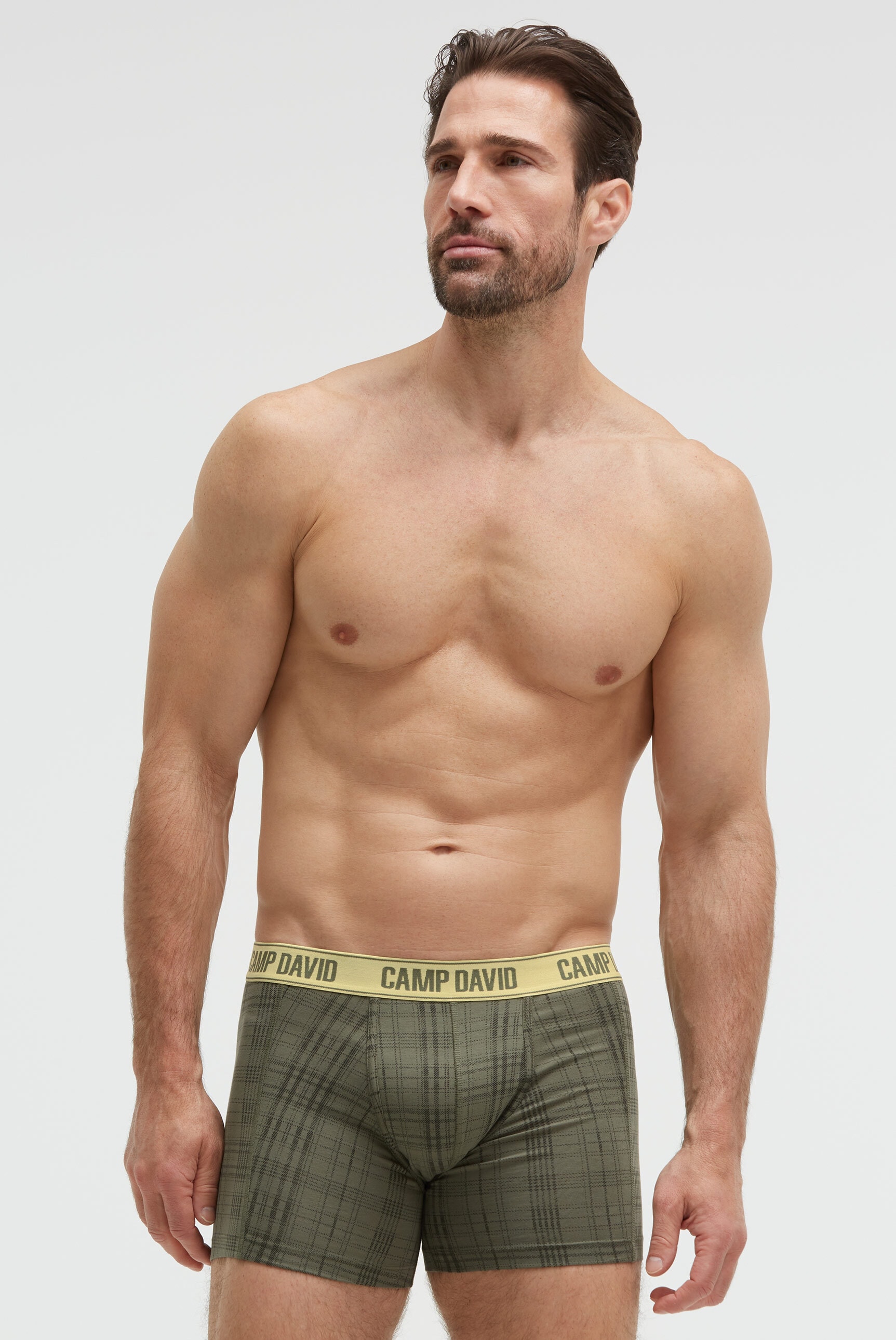 CAMP DAVID Boxershorts »Set:« 2 Stk. mit All Over Print
