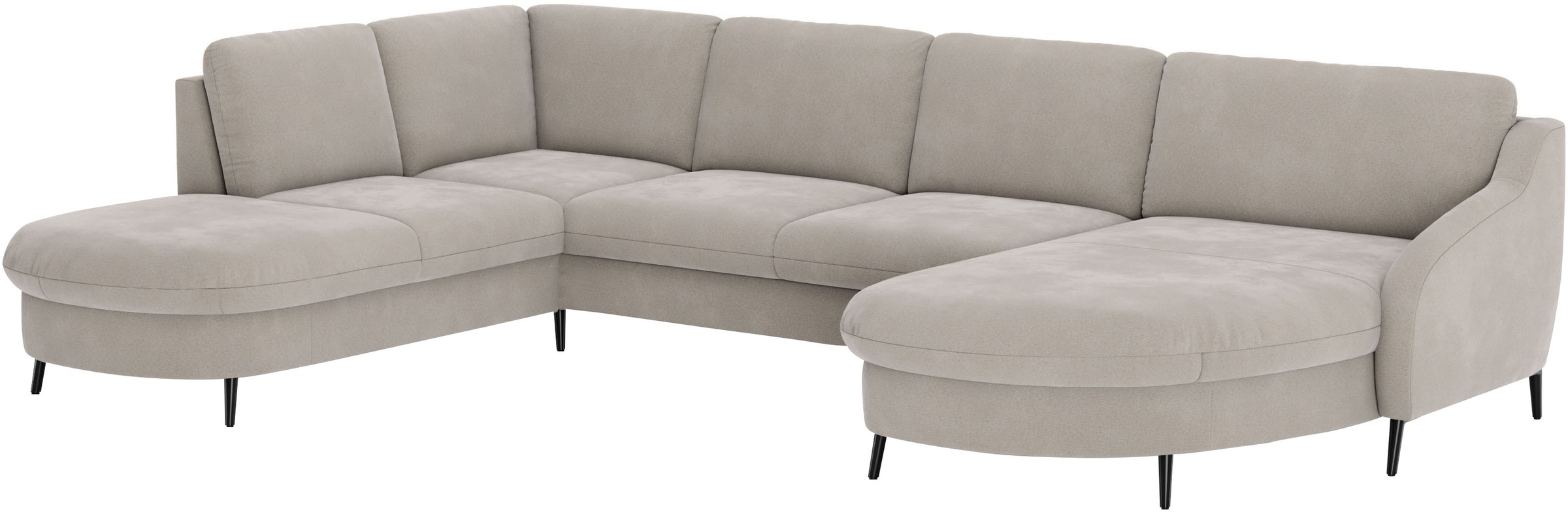 sit&more Wohnlandschaft »Soul U-Form« wahlweise mit Bett und Bettkasten