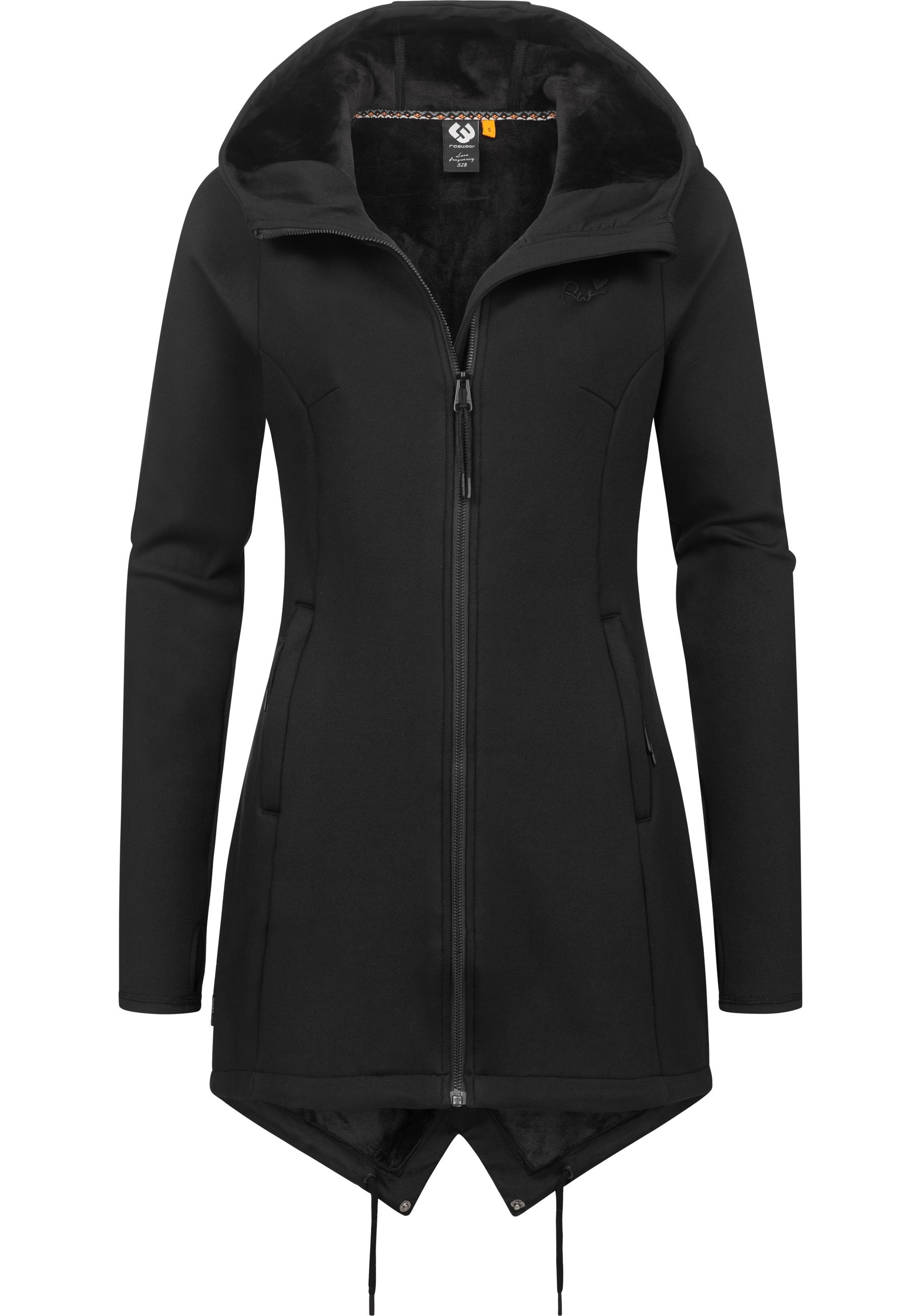 Ragwear Sweatjacke »Wingi«, Sportliche Damen Kapuzenjacke mit kuschelig weichem Innenleben