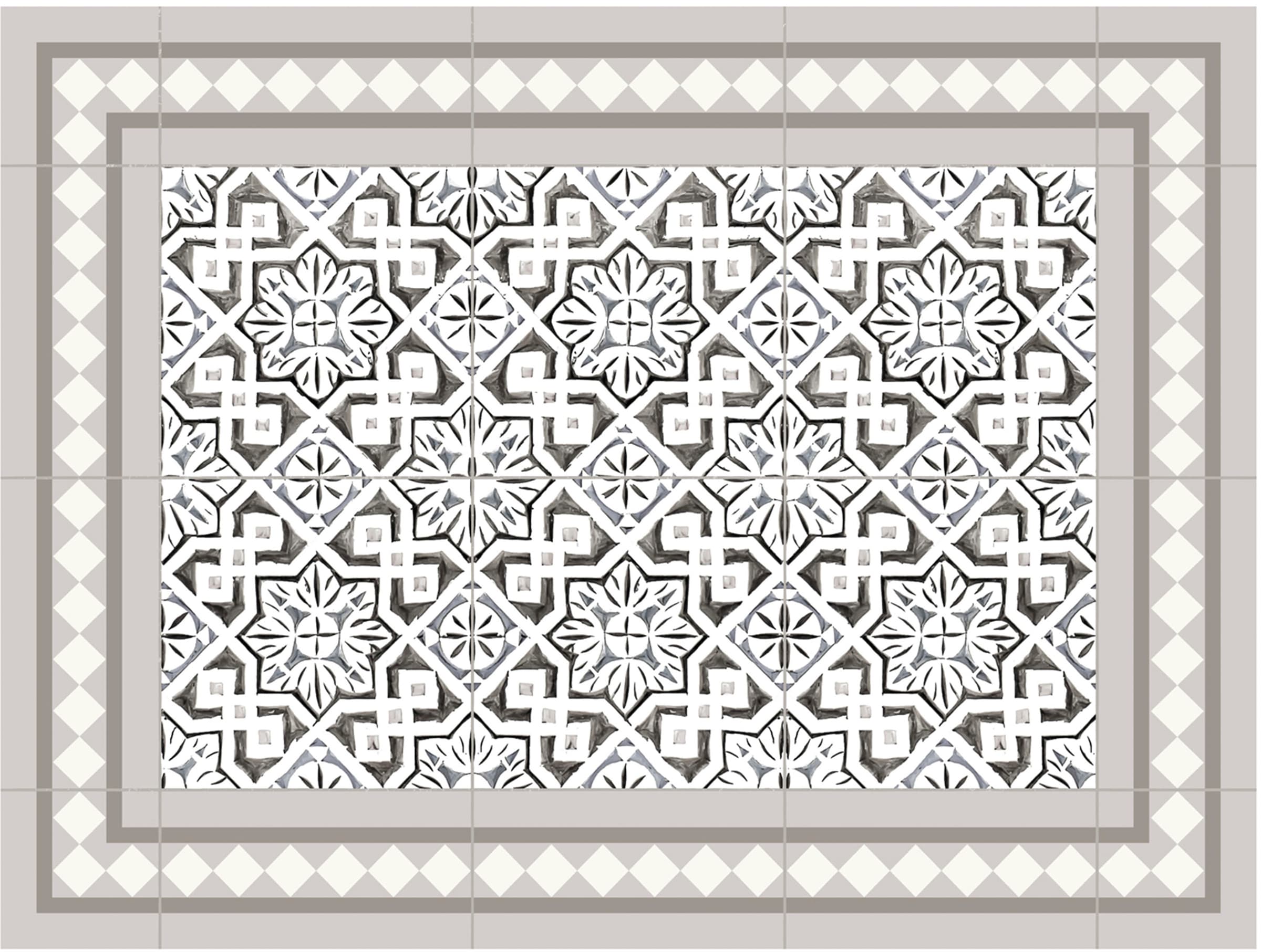Contento Platzset »Matteo, Tiles, moroccan beige«, (Set, 4 St.), für innen und außen geeignet, wasserabweisend