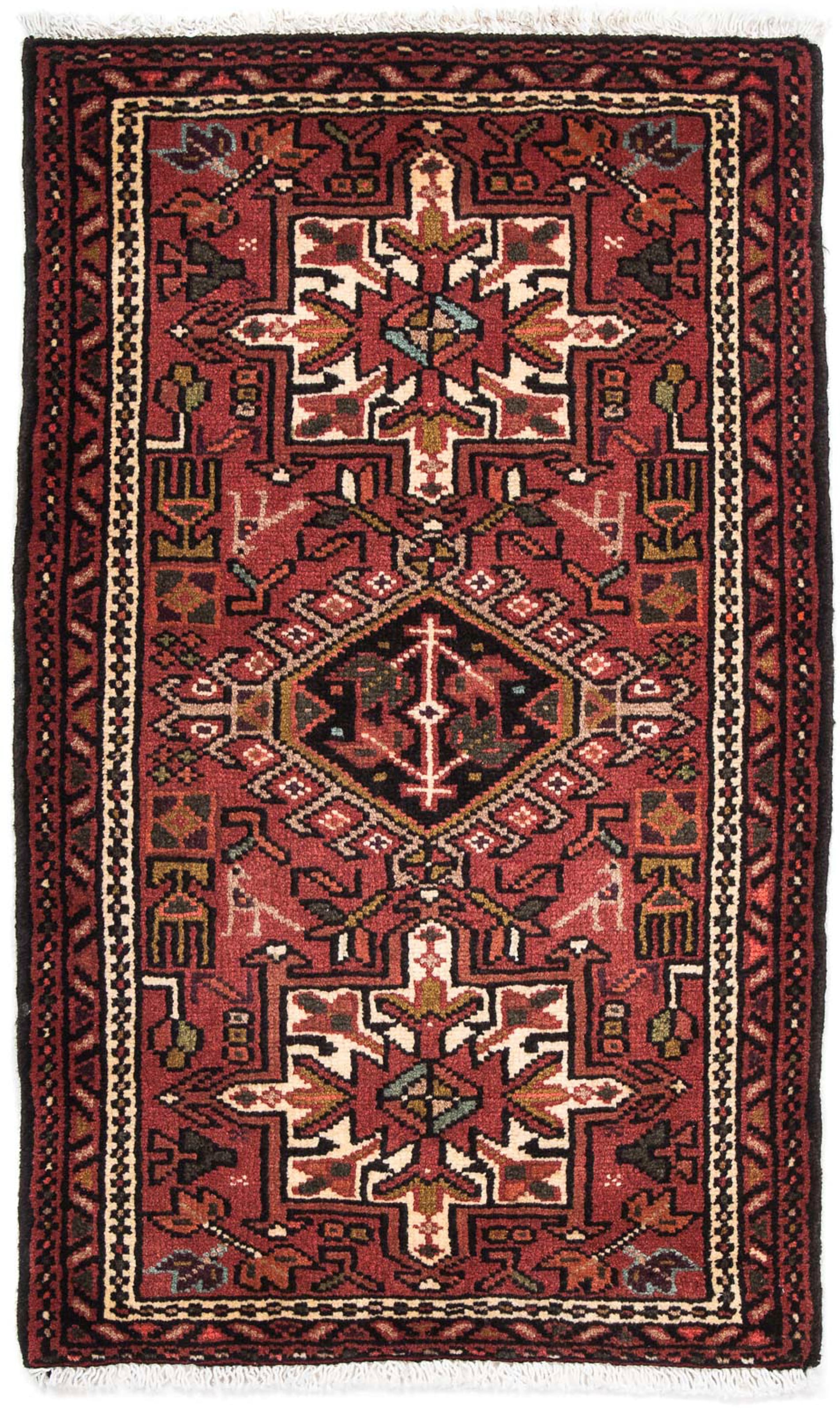 morgenland Orientteppich »Perser - Nomadic - 110 x 65 cm - braun«, rechteckig, Wohnzimmer, Handgeknüpft, Einzelstück mit Zertifikat