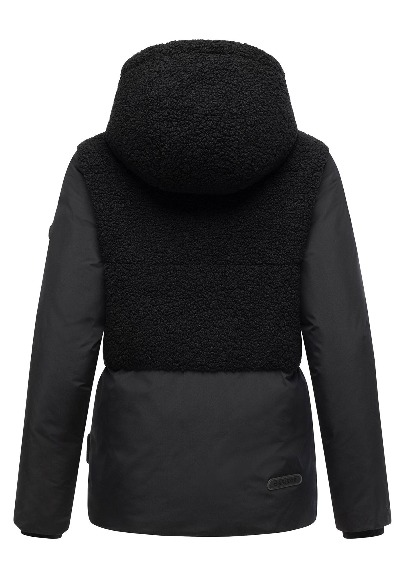 Marikoo Winterjacke »Sheeta«, Kombination aus Teddyfleece und glattem Material
