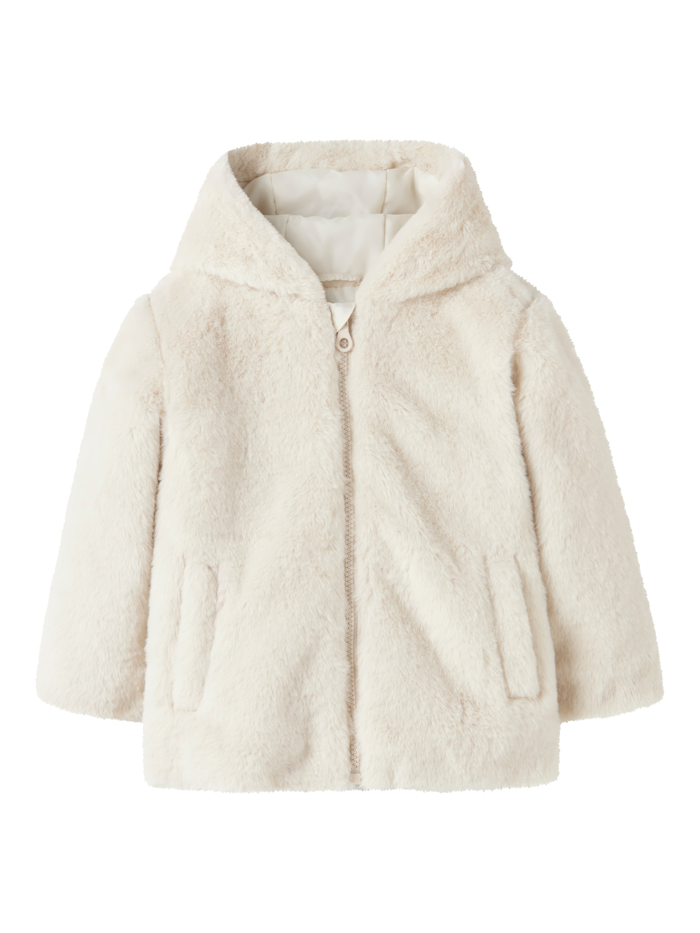 Name It Fellimitatjacke "NMFMILA JACKET W HOOD PB" mit Kapuze Kunstfaser