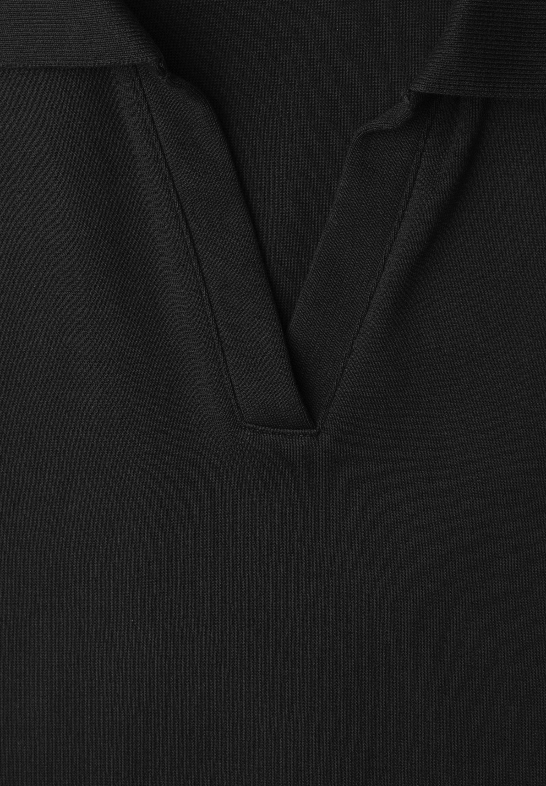 STREET ONE T-Shirt mit Rippstrick-Struktur