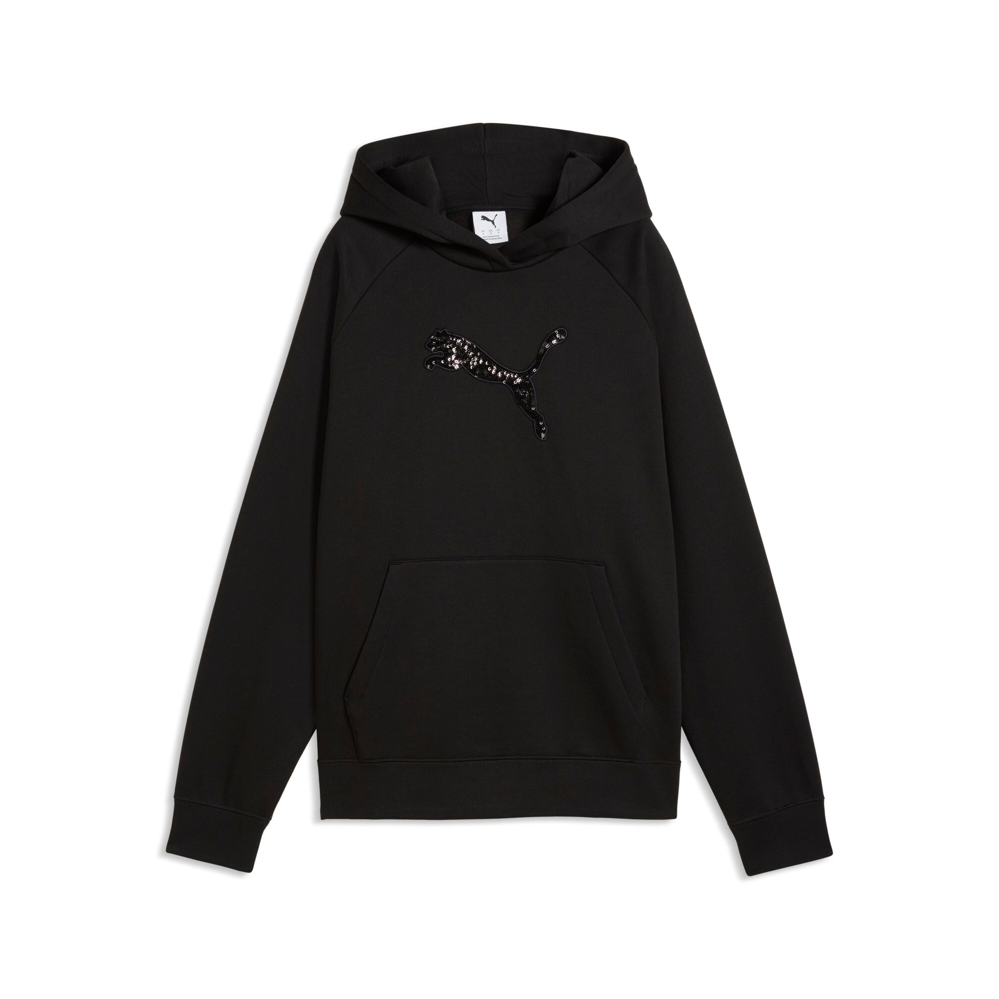 PUMA Kapuzensweatshirt "ESS SEQUINS STANDARD HOODIE FL", mit Kapuze, in normaler Länge