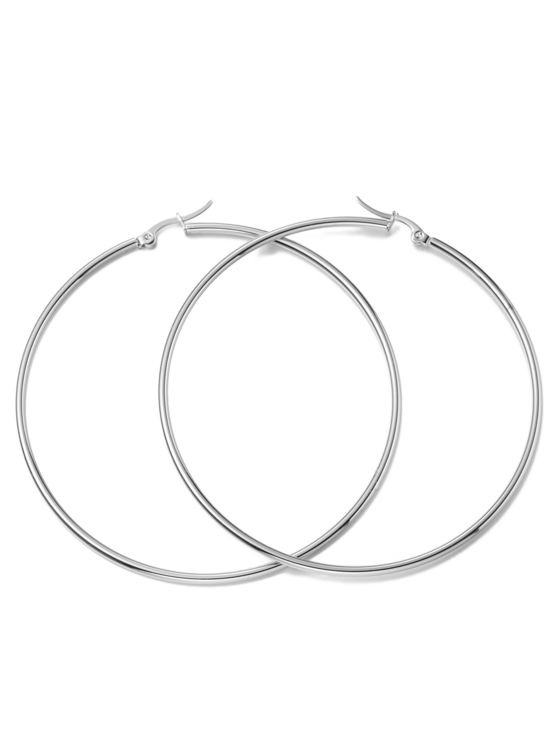 Aniston JEWELRY & WATCHES Creolen-Set »Multipack Schmuck Geschenk Edelstahl Ohrschmuck Ohrringe« Made in Germany