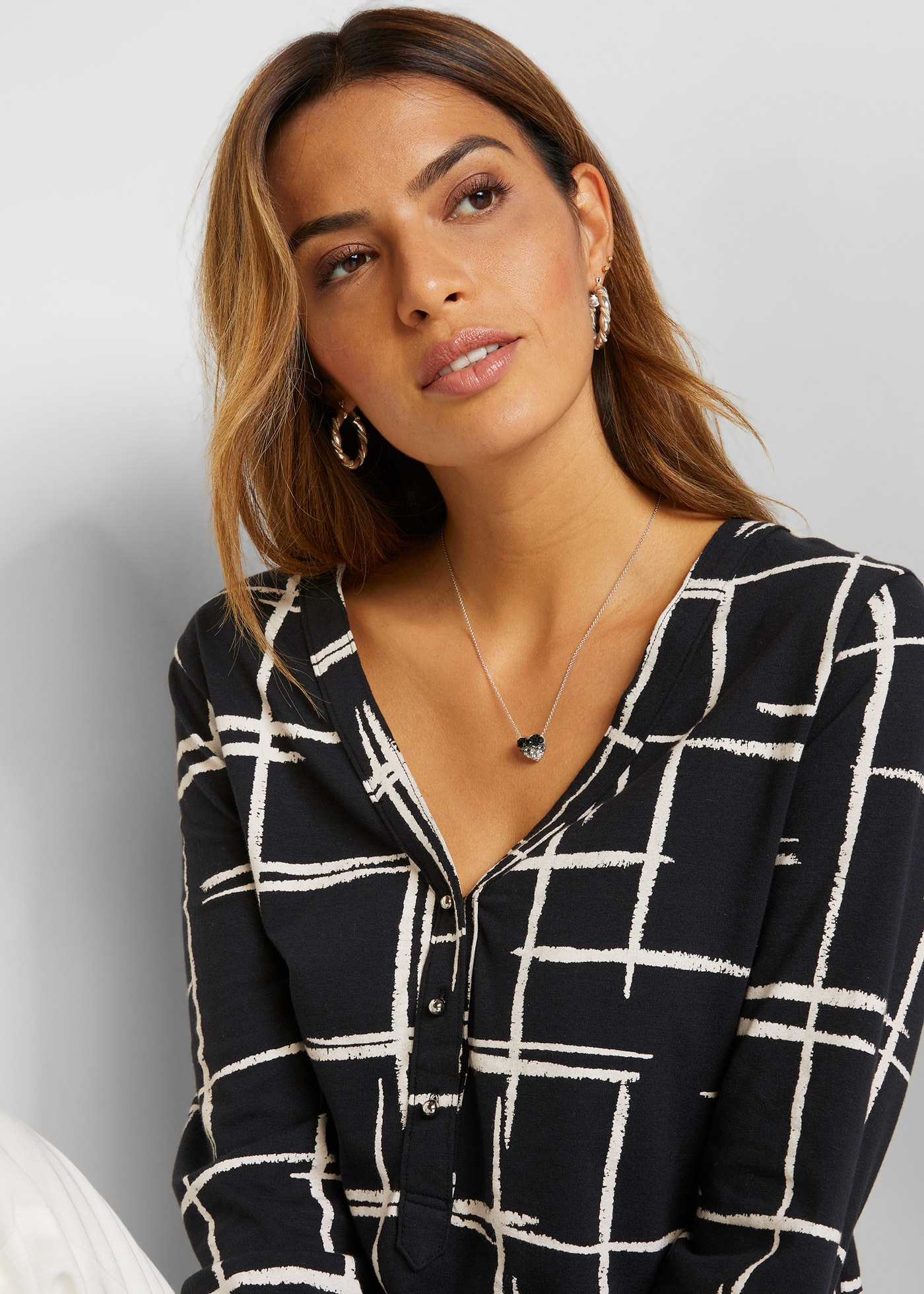 Thumbnail - bonprix Blusenshirt Longshirt