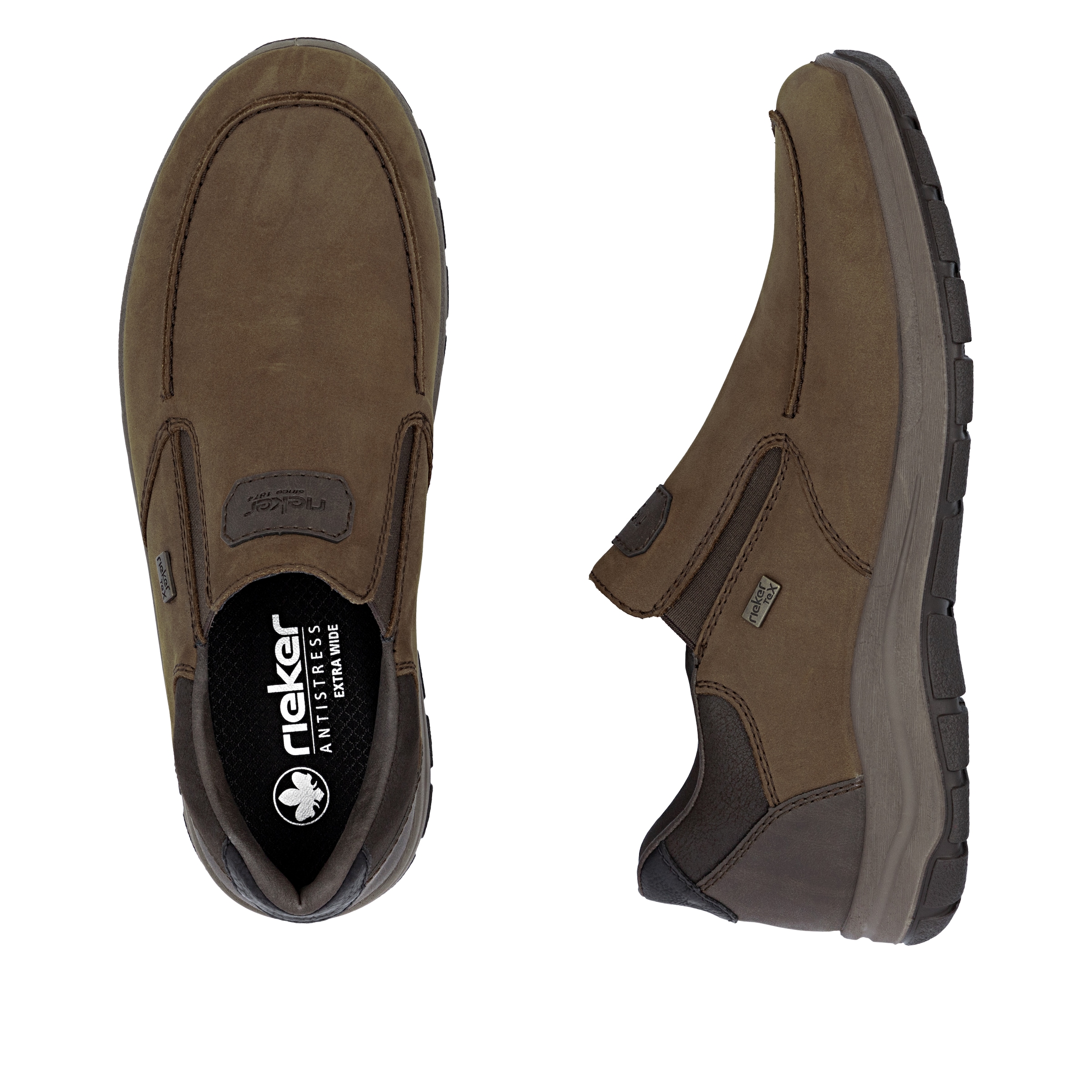 Rieker Slipper, Halbschuh, Slip-on Sneaker mit riekerTEX-Membran, bequeme Weite