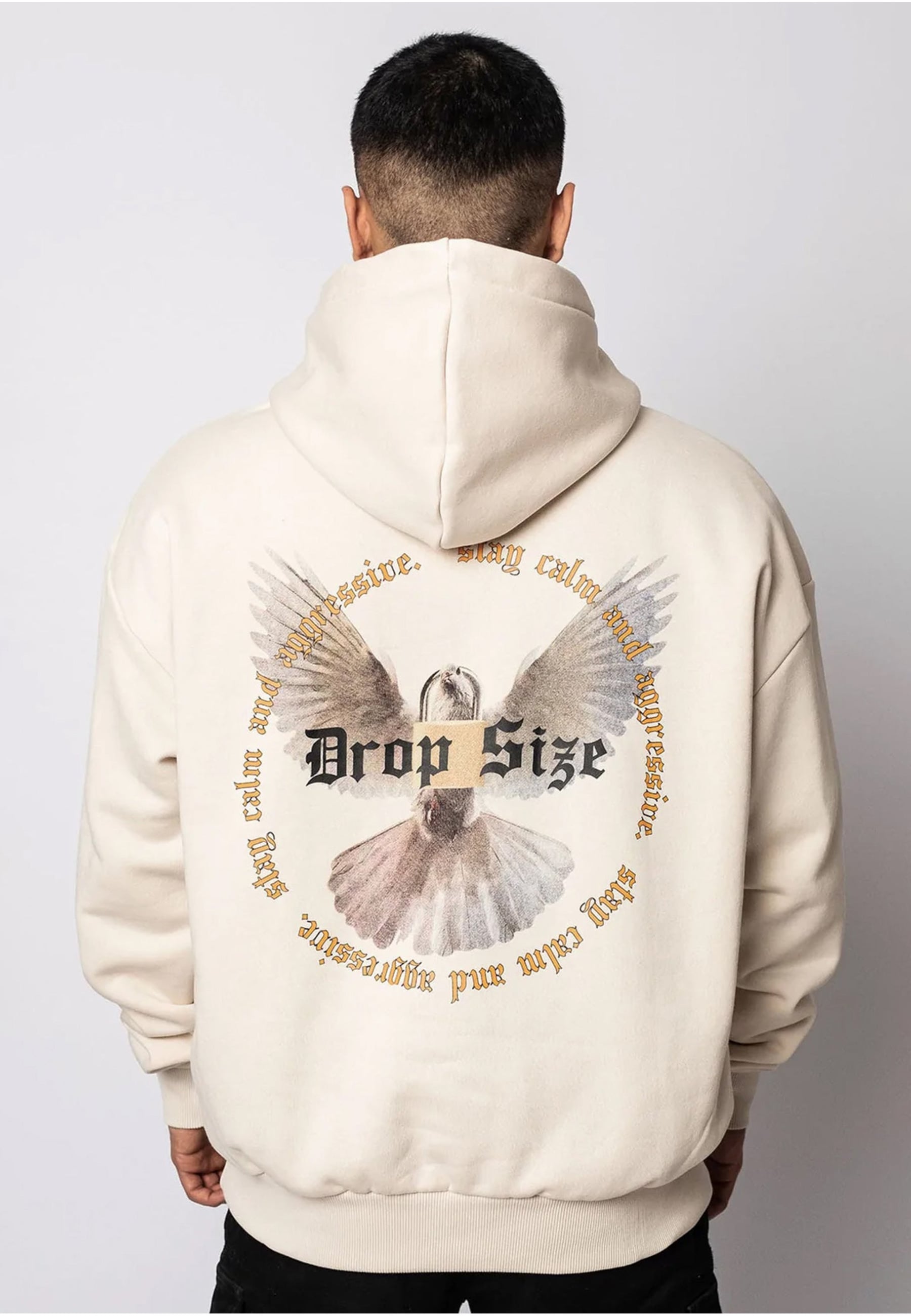 Dropsize Kapuzensweatshirt »Dropsize Herren Dropsize Heavy Oversize White Dove 2.0 Hoodie«, 1 Stk.
