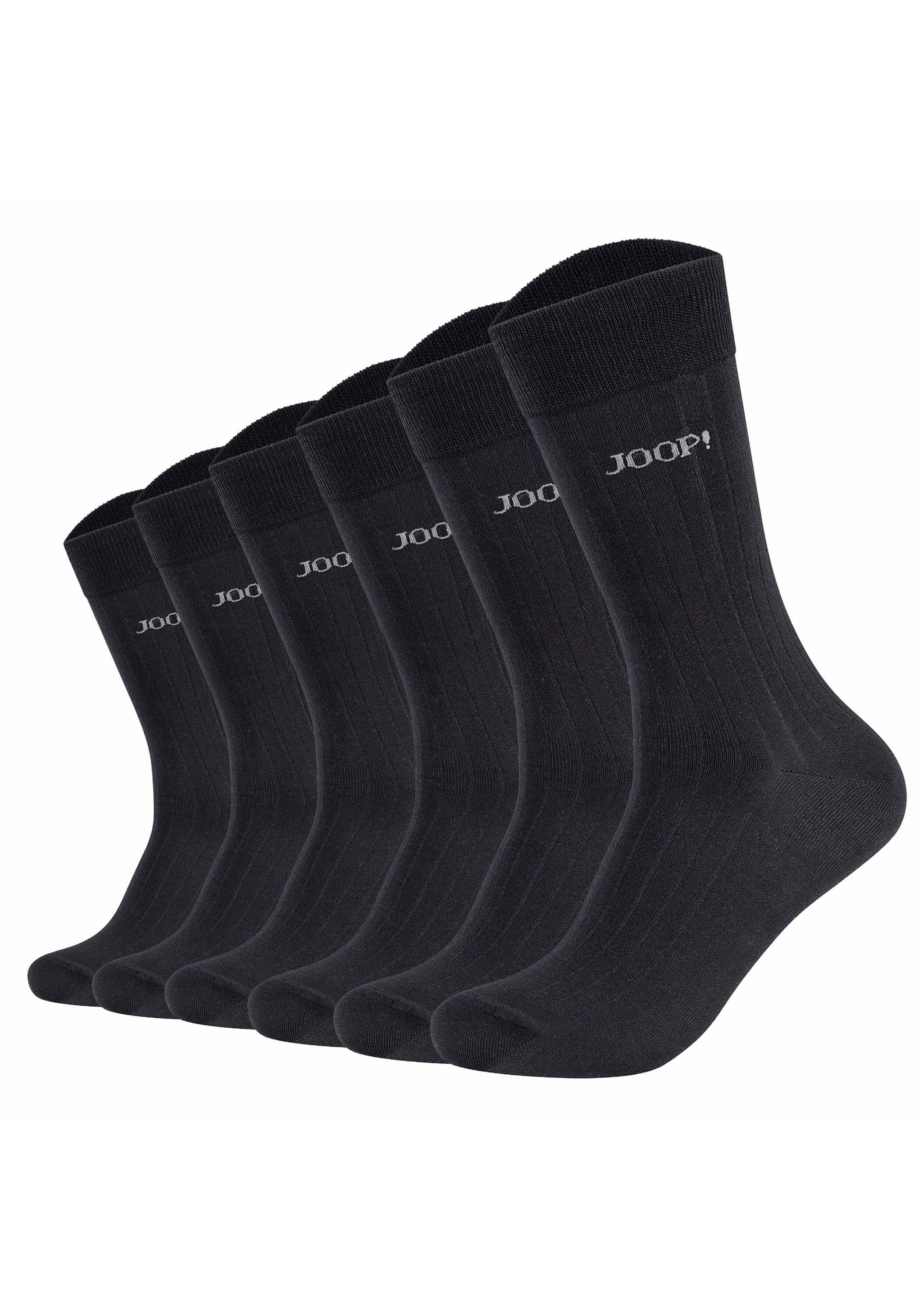 JOOP Kurzsocken "Socken Premium Essential Mercerised Socks 6P 6er Pack" 6 Paar tlg.