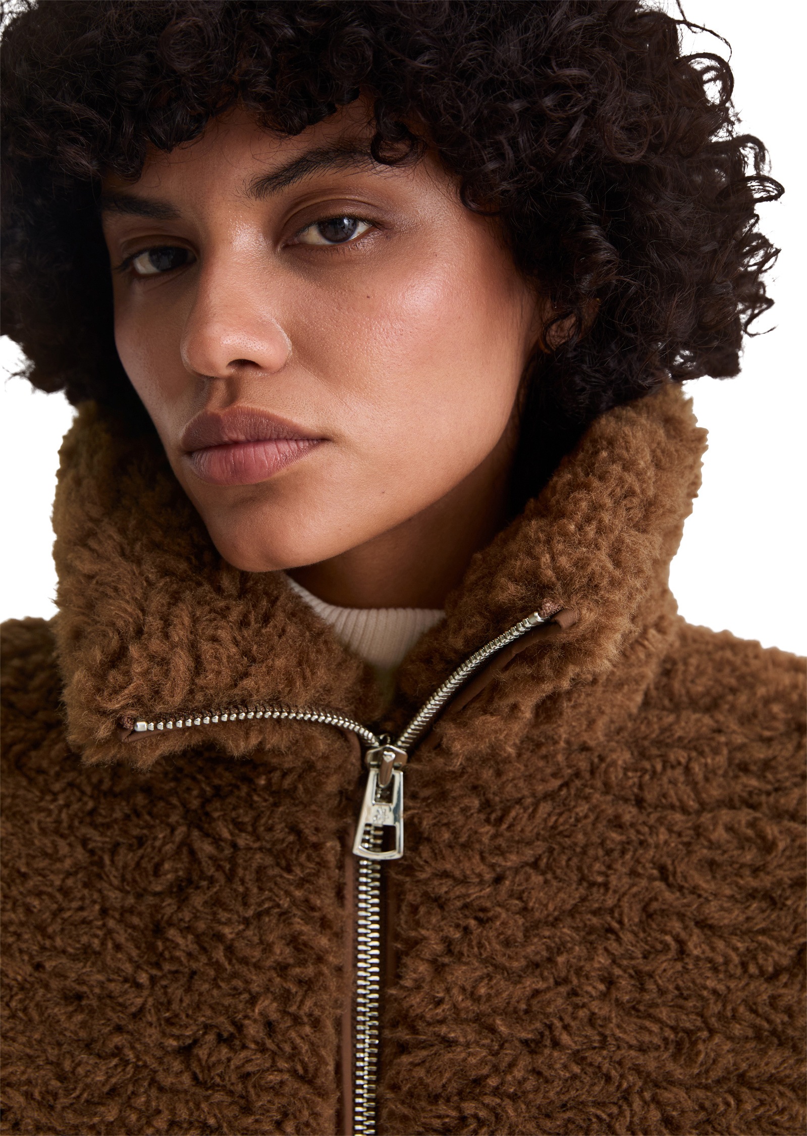 Marc O'Polo Outdoorjacke »aus recyceltem Polyester« ohne Kapuze