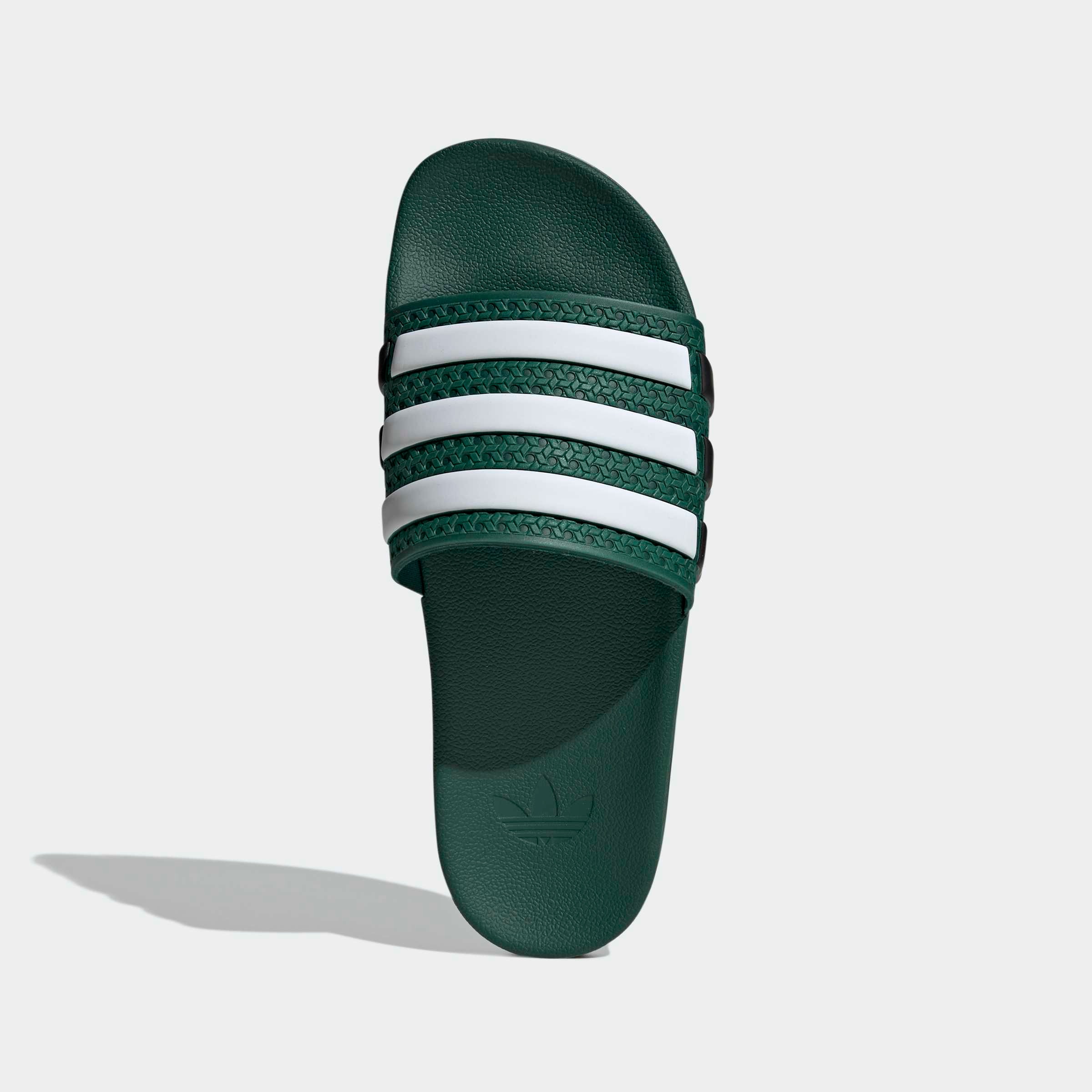 Badesandale ADIDAS ORIGINALS "ADILETTE OG CF BADESCHLAPPEN", Herren, Gr. 42, collegiate grün, ftwr weiß, core schwarz, Synthetik, Schuhe, Badelatschen 3