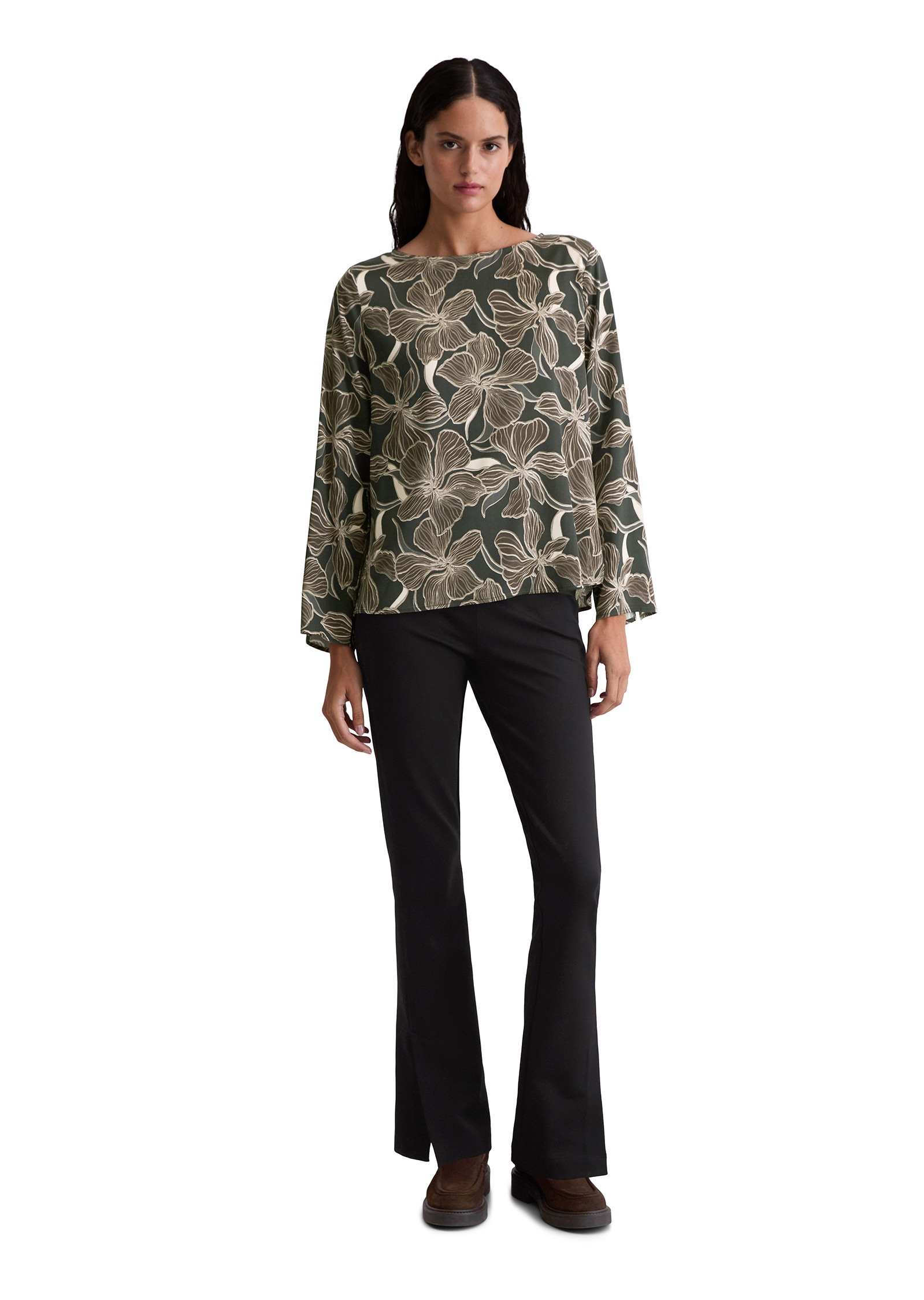 Marc O'Polo Langarmbluse »aus Viskose-Satin-Stretch«