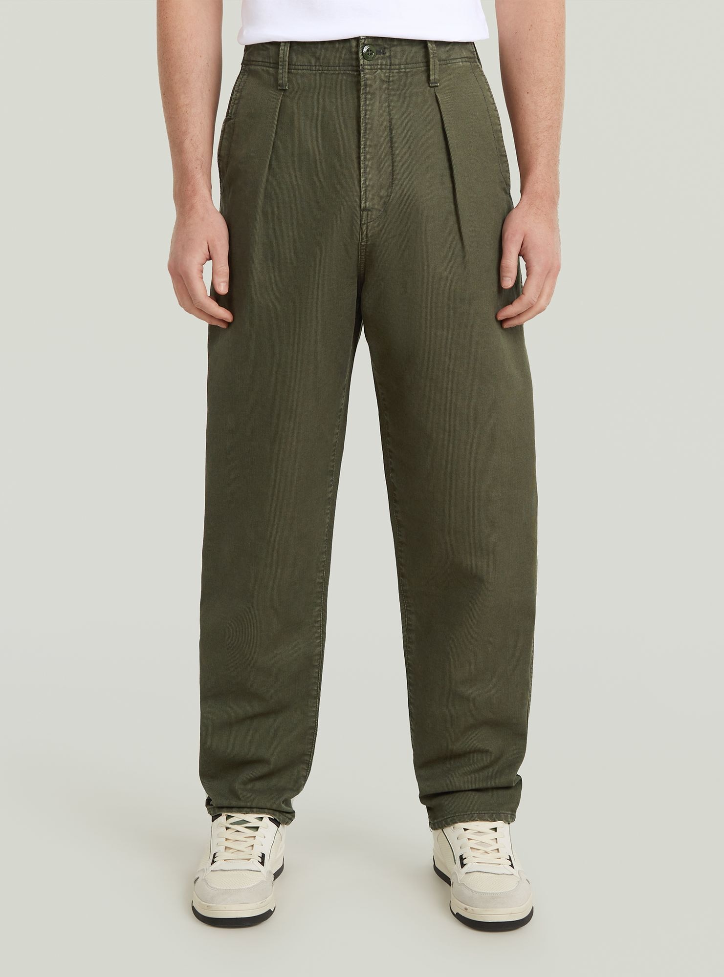 G-STAR Chinohose »Pleated Chino Relaxed Tapered«