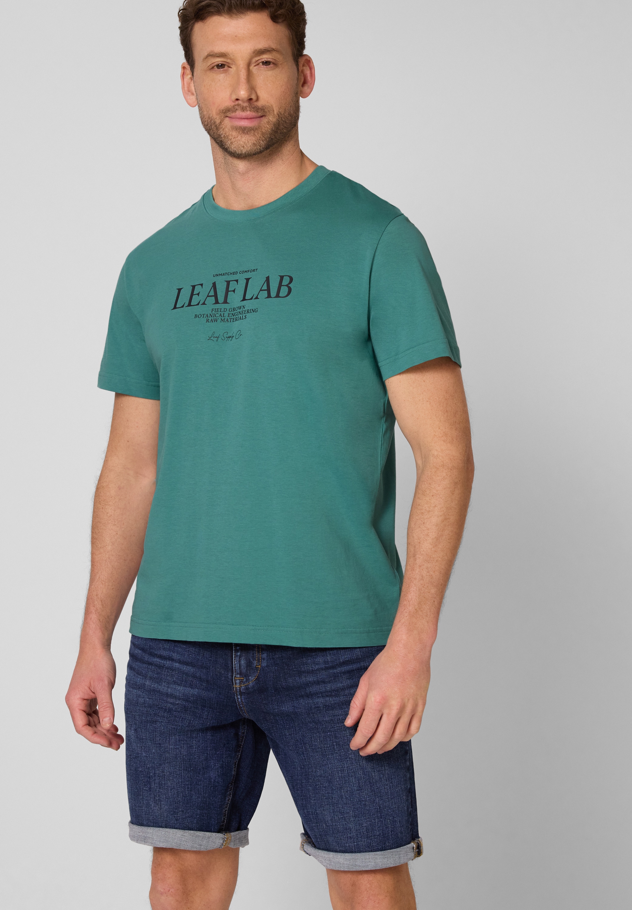 STREET ONE MEN T-Shirt aus reiner Baumwolle