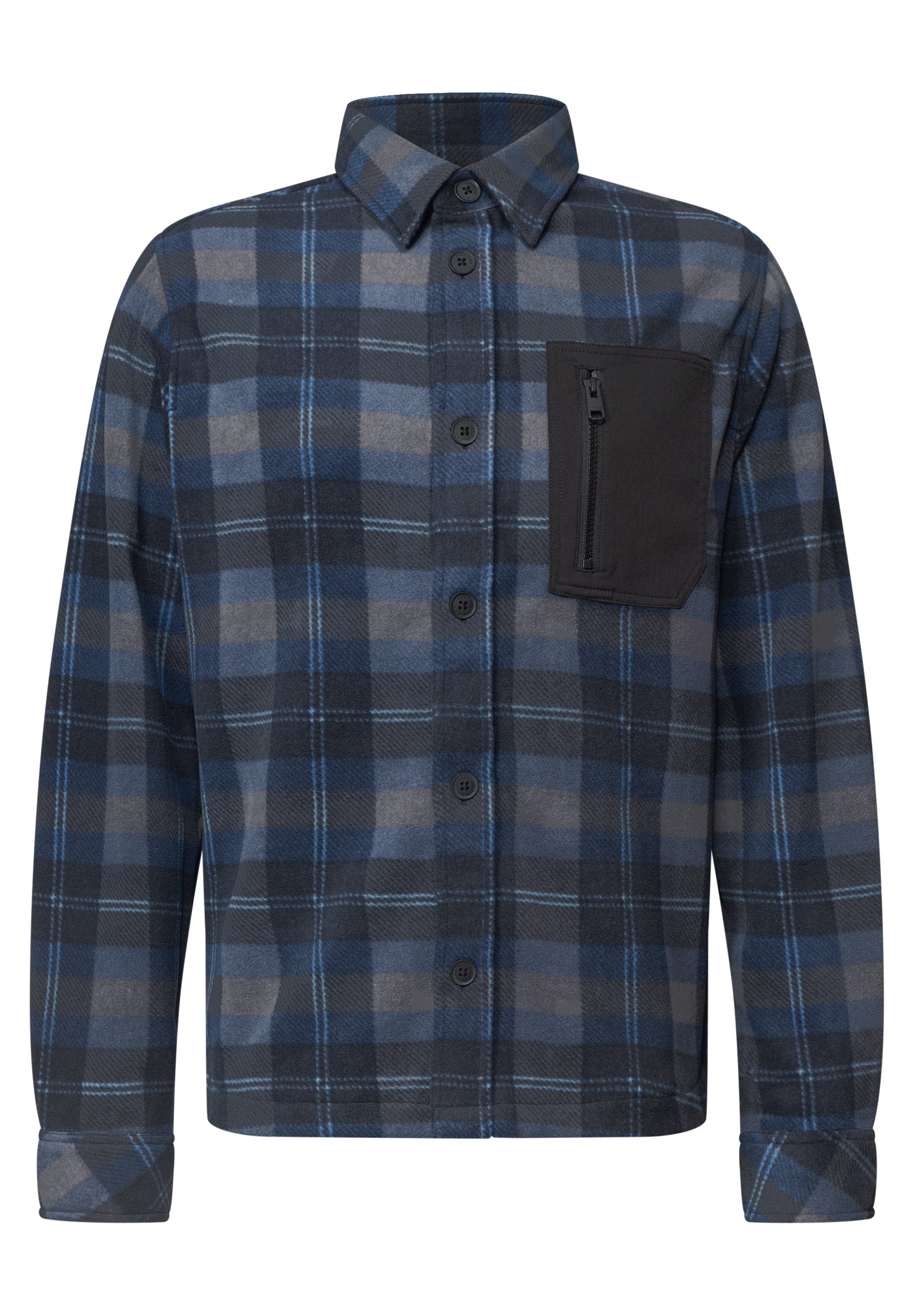 STREET ONE MEN Outdoorjacke ohne Kapuze mit Fleece innen