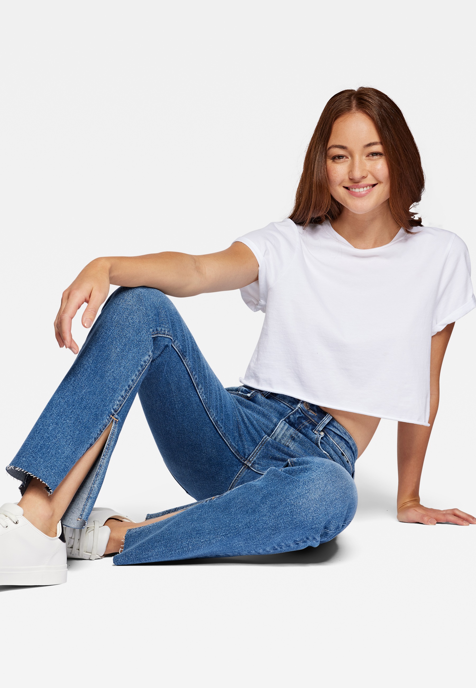 Mavi High-waist-Jeans »MARIA SLIT«, Bootcut Jeans mit Schlitz