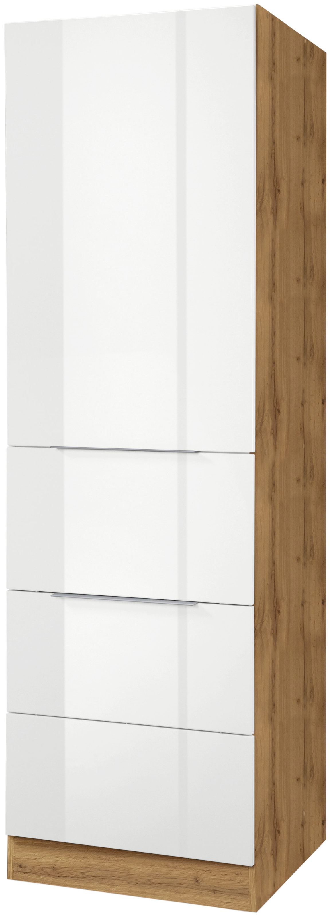 KOCHSTATION Seitenschrank "KS-Brindisi", 60 cm breit, 200 cm hoch, viel Stauraum